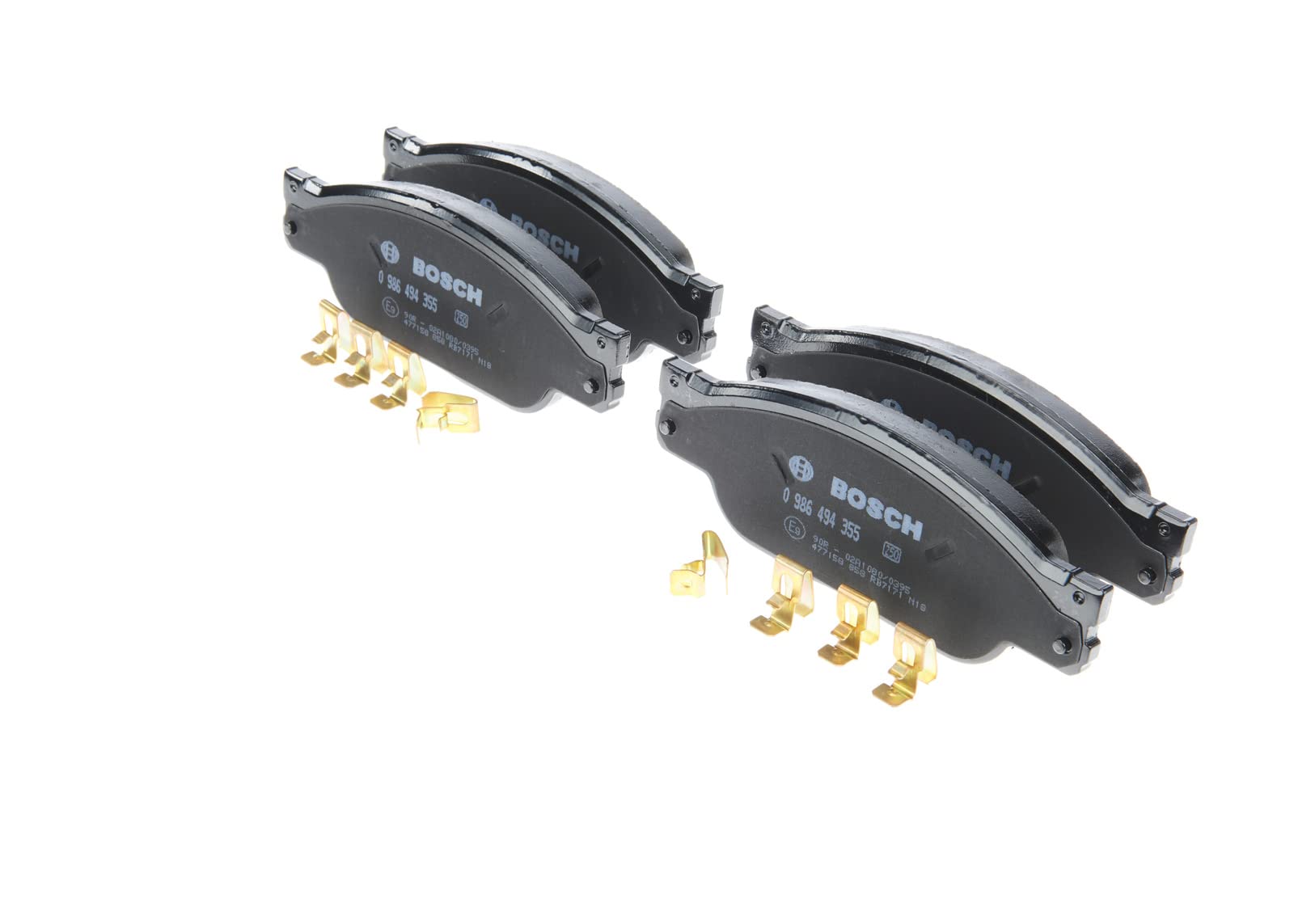 Bosch BP1263 Bremsbeläge - Vorderachse - ECE-R90 Zertifizierung - vier Bremsbeläge pro Set Bosch BP1263 Bremsbeläge - Vorderachse - ECE-R90 Zertifizierung - vier Bremsbeläge pro Set von Bosch Automotive