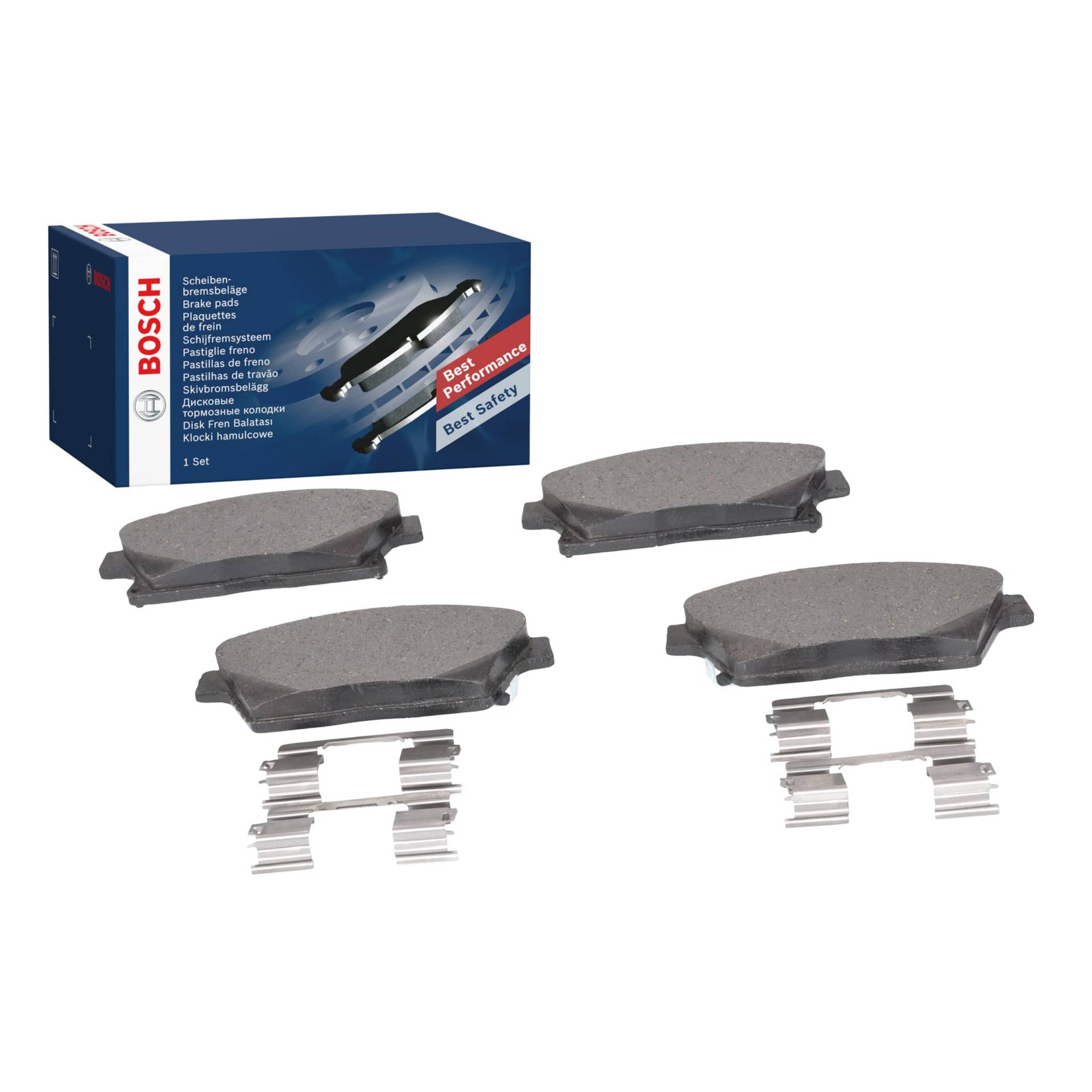 Bosch BP1356 Bremsbeläge - Vorderachse - ECE-R90 Zertifizierung - vier Bremsbeläge pro Set Bosch BP1356 Bremsbeläge - Vorderachse - ECE-R90 Zertifizierung - vier Bremsbeläge pro Set von Bosch Automotive