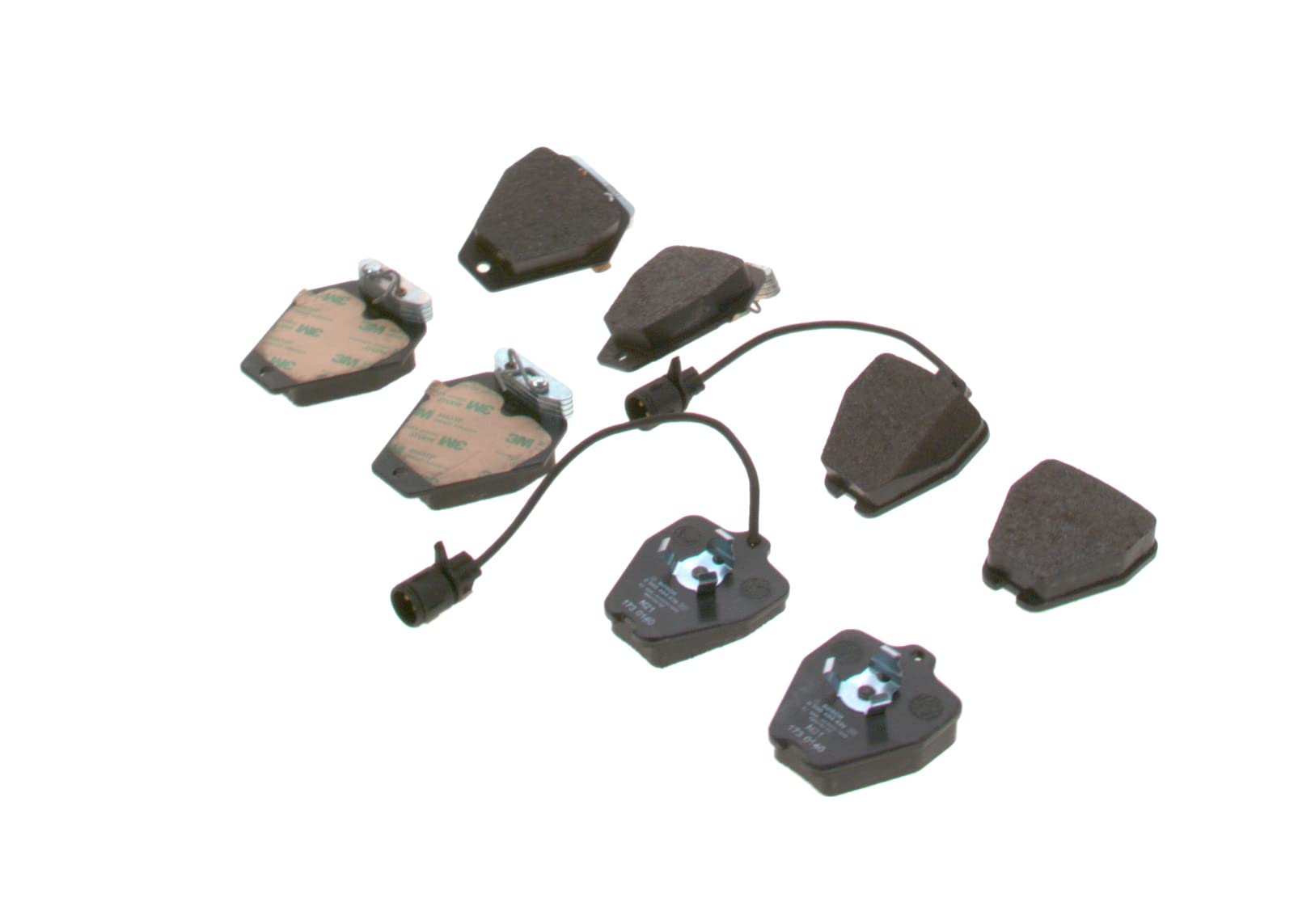 Bosch BP1358 Bremsbeläge - Vorderachse - ECE-R90 Zertifizierung - vier Bremsbeläge pro Set Bosch BP1358 Bremsbeläge - Vorderachse - ECE-R90 Zertifizierung - vier Bremsbeläge pro Set von Bosch Automotive