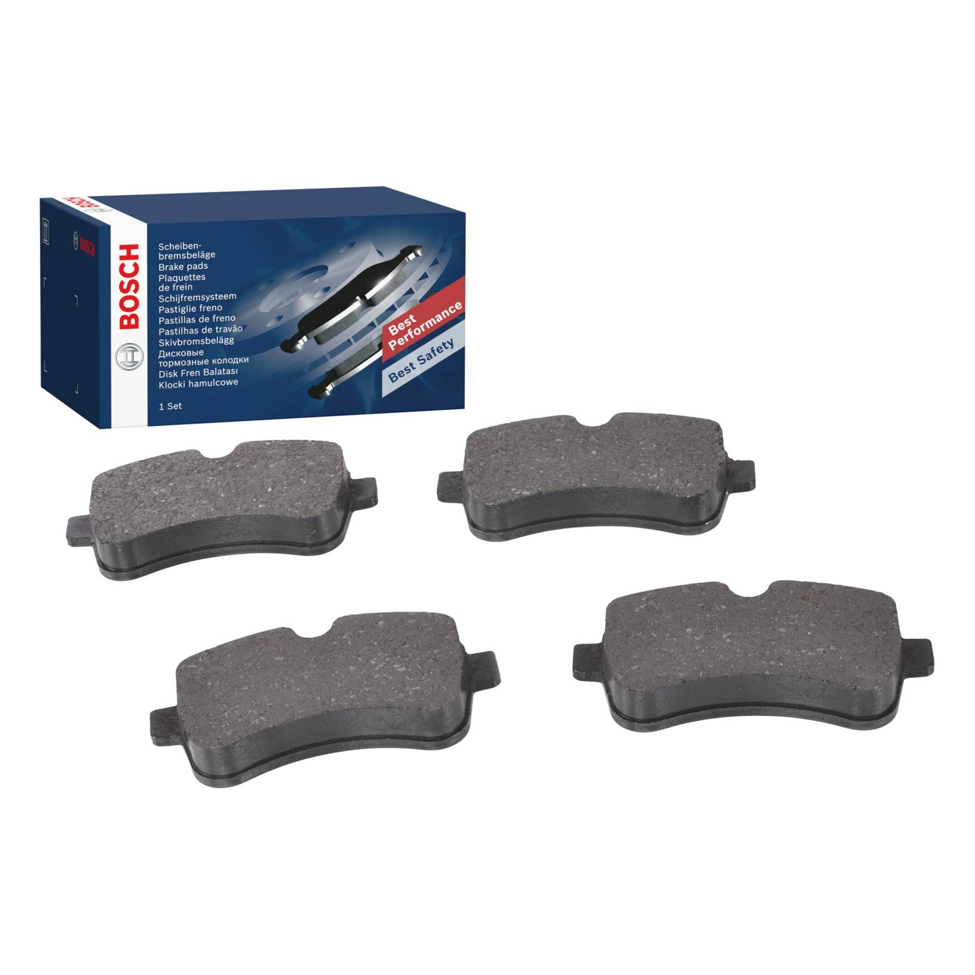Bosch BP1381 Bremsbeläge - Hinterachse - ECE-R90 Zertifizierung - vier Bremsbeläge pro Set Bosch BP1381 Bremsbeläge - Hinterachse - ECE-R90 Zertifizierung - vier Bremsbeläge pro Set von Bosch Automotive