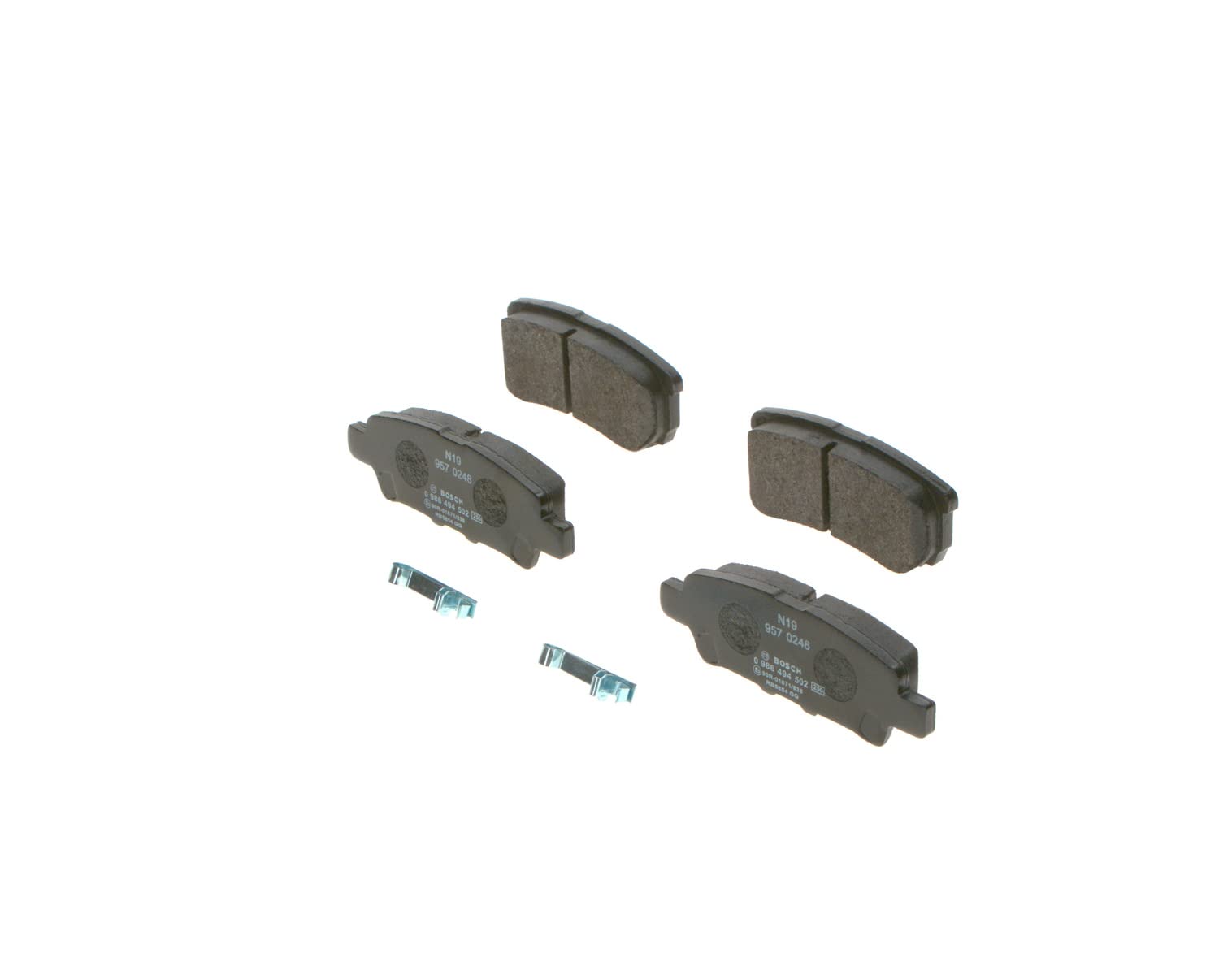 Bosch BP1421 Bremsbeläge - Hinterachse - ECE-R90 Zertifizierung - vier Bremsbeläge pro Set Bosch BP1421 Bremsbeläge - Hinterachse - ECE-R90 Zertifizierung - vier Bremsbeläge pro Set von Bosch Automotive