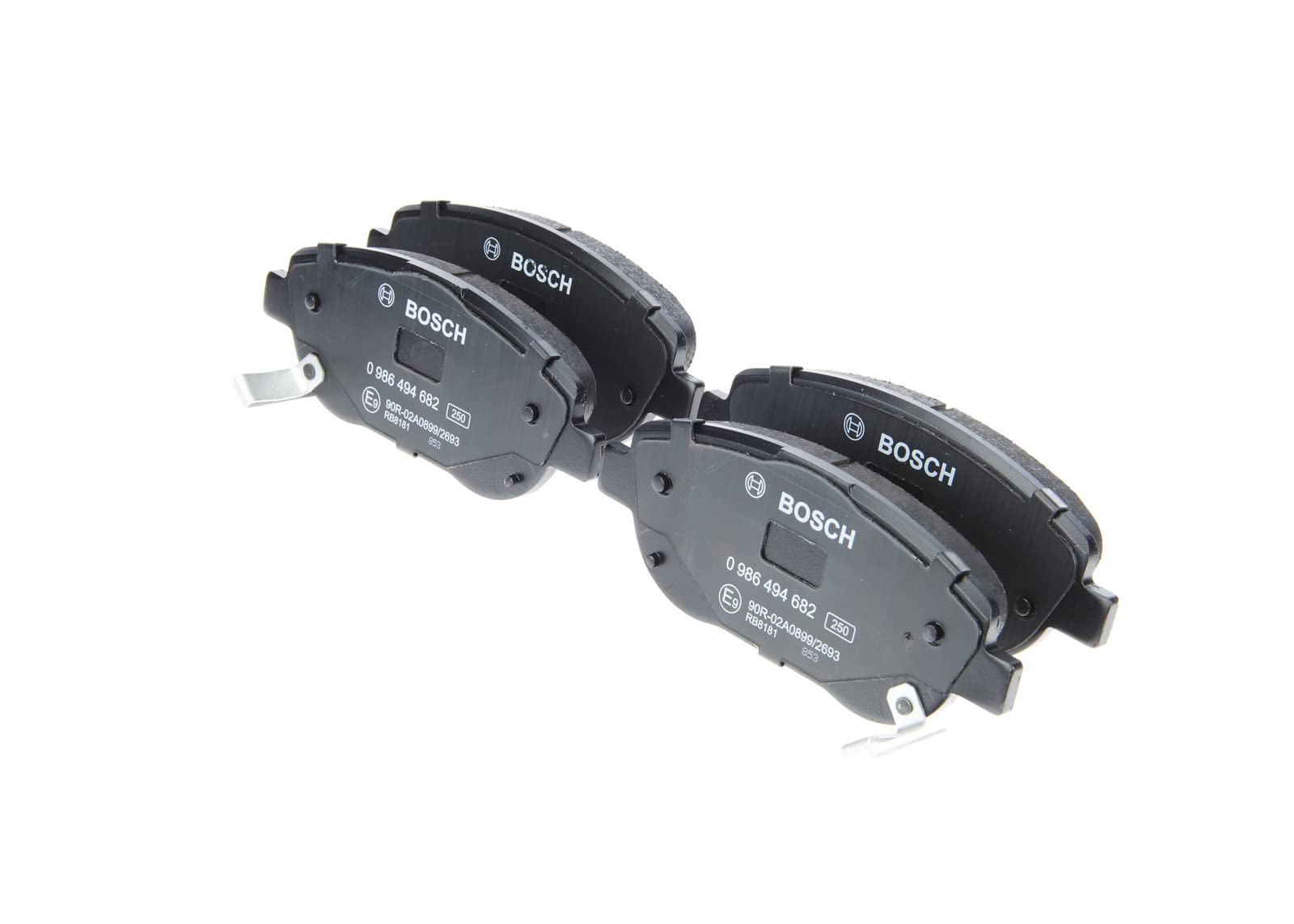 Bosch BP1677 Bremsbeläge - Vorderachse - ECE-R90 Zertifizierung - vier Bremsbeläge pro Set Bosch BP1677 Bremsbeläge - Vorderachse - ECE-R90 Zertifizierung - vier Bremsbeläge pro Set von Bosch Automotive