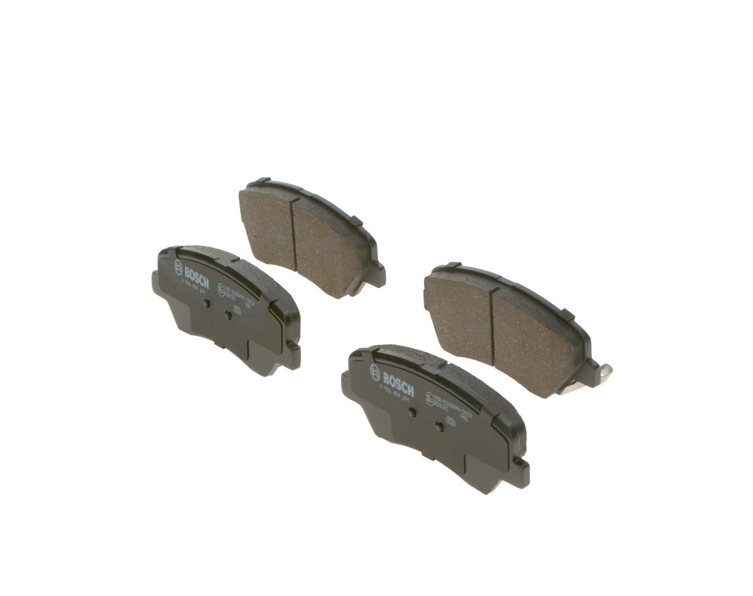 Bosch BP1686 Bremsbeläge - Vorderachse - ECE-R90 Zertifizierung - vier Bremsbeläge pro Set Bosch BP1686 Bremsbeläge - Vorderachse - ECE-R90 Zertifizierung - vier Bremsbeläge pro Set von Bosch Automotive
