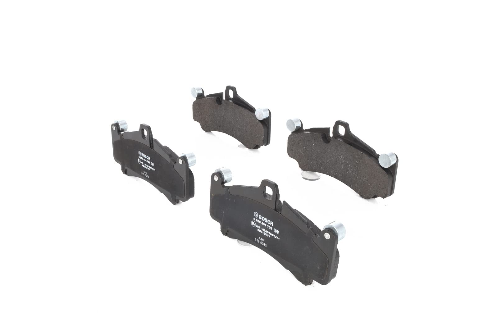 Bosch BP1704 Bremsbeläge - Vorderachse - ECE-R90 Zertifizierung - vier Bremsbeläge pro Set Bosch BP1704 Bremsbeläge - Vorderachse - ECE-R90 Zertifizierung - vier Bremsbeläge pro Set von Bosch Automotive