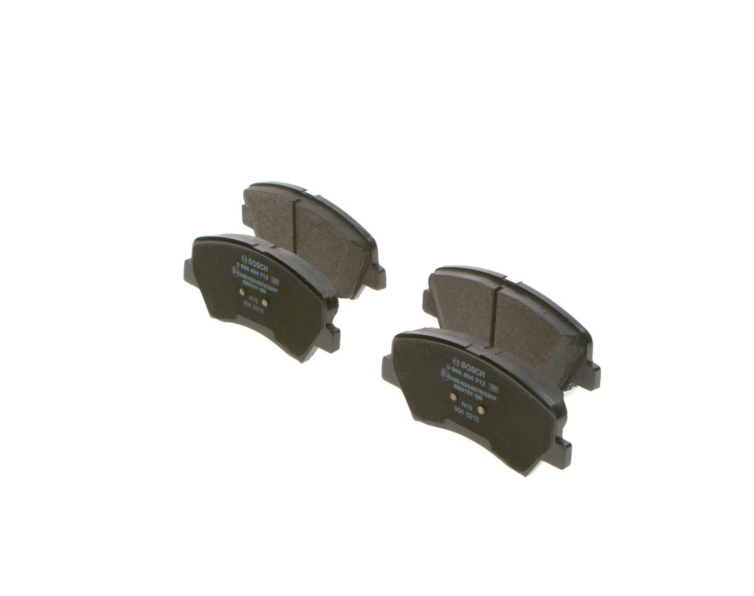 Bosch BP1707 Bremsbeläge - Vorderachse - ECE-R90 Zertifizierung - vier Bremsbeläge pro Set Bosch BP1707 Bremsbeläge - Vorderachse - ECE-R90 Zertifizierung - vier Bremsbeläge pro Set von Bosch Automotive