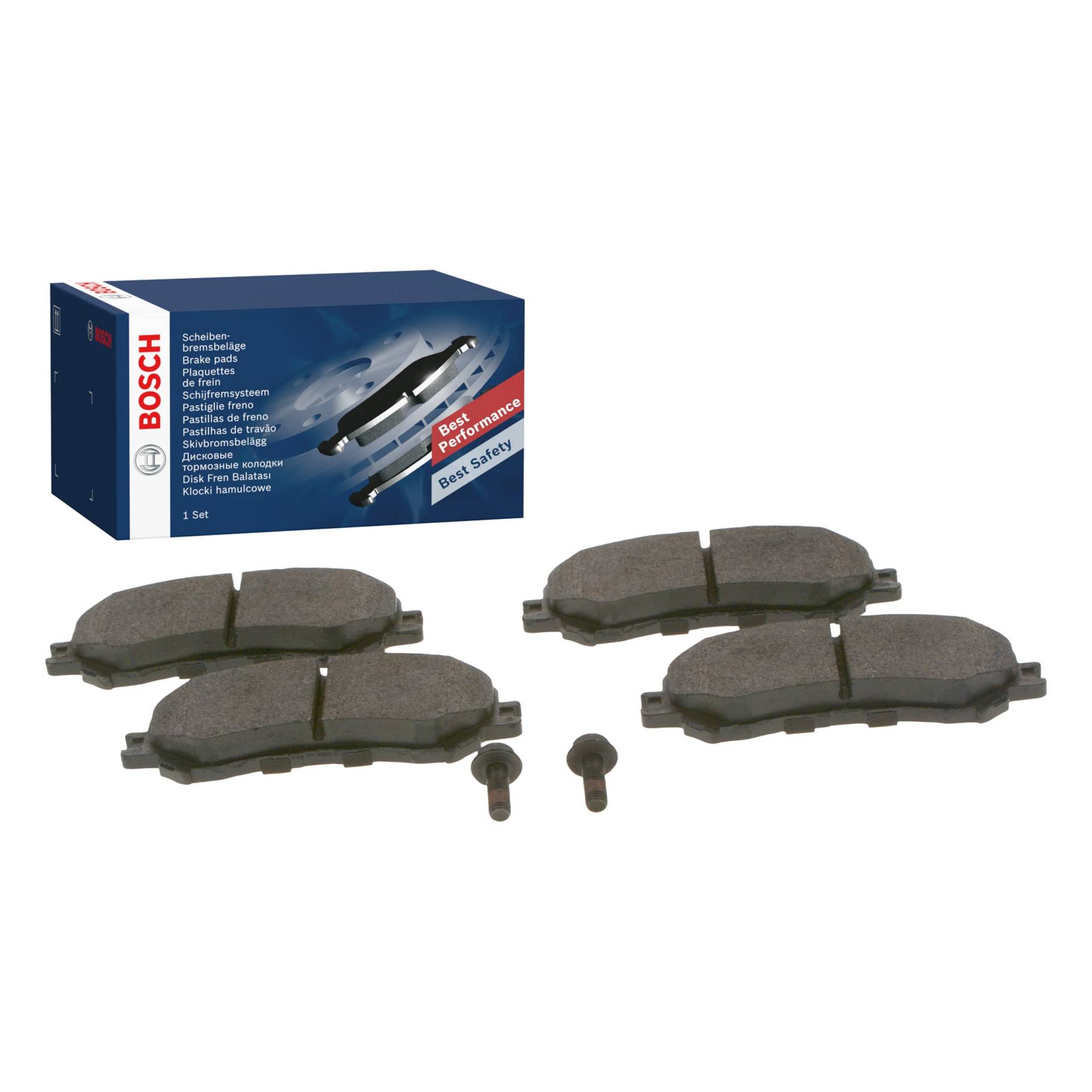 Bosch BP1737 Bremsbeläge - Vorderachse - ECE-R90 Zertifizierung - vier Bremsbeläge pro Set Bosch BP1737 Bremsbeläge - Vorderachse - ECE-R90 Zertifizierung - vier Bremsbeläge pro Set von Bosch Automotive