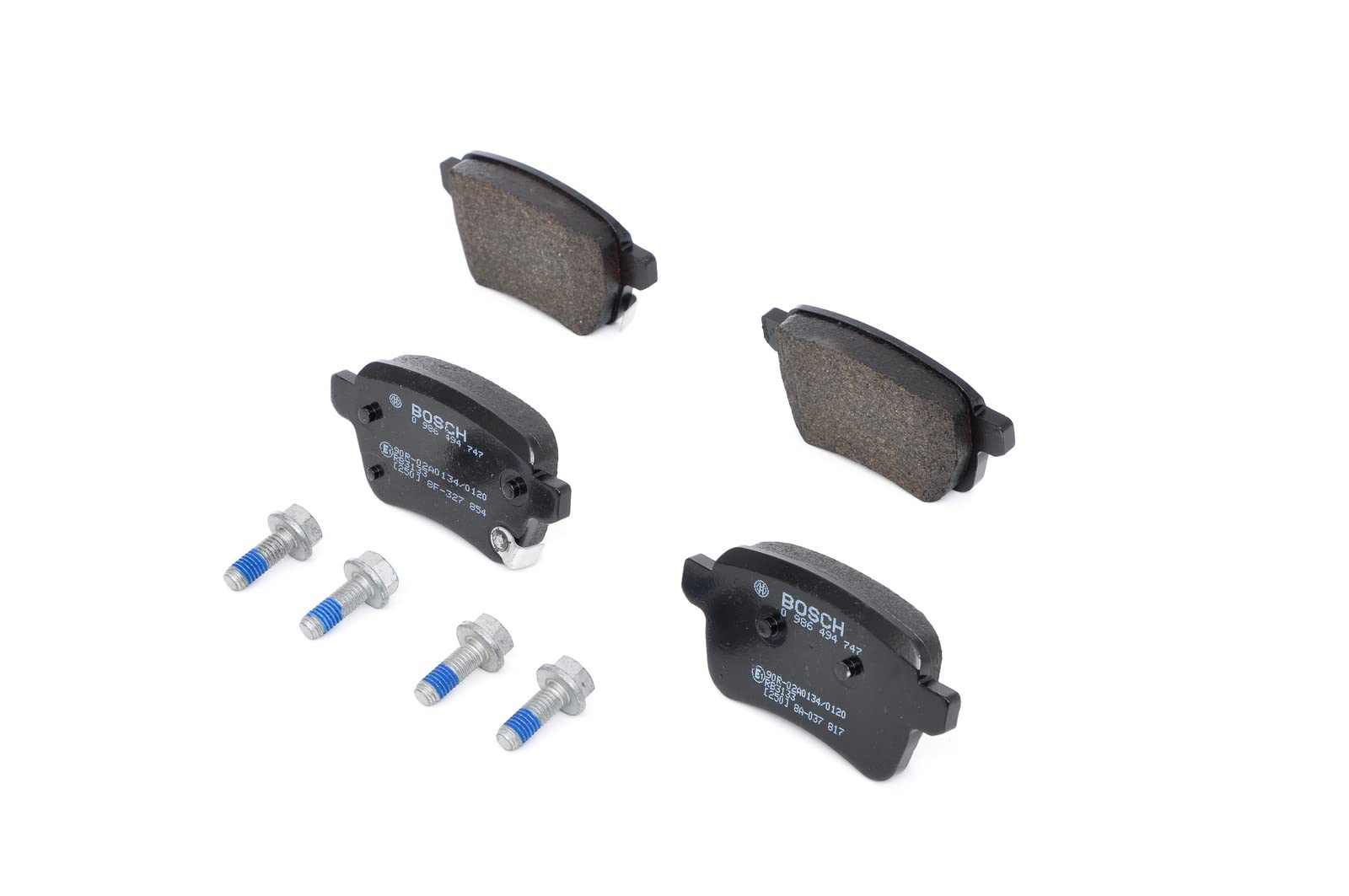 Bosch BP1762 Bremsbeläge - Hinterachse - ECE-R90 Zertifizierung - vier Bremsbeläge pro Set Bosch BP1762 Bremsbeläge - Hinterachse - ECE-R90 Zertifizierung - vier Bremsbeläge pro Set von Bosch Automotive