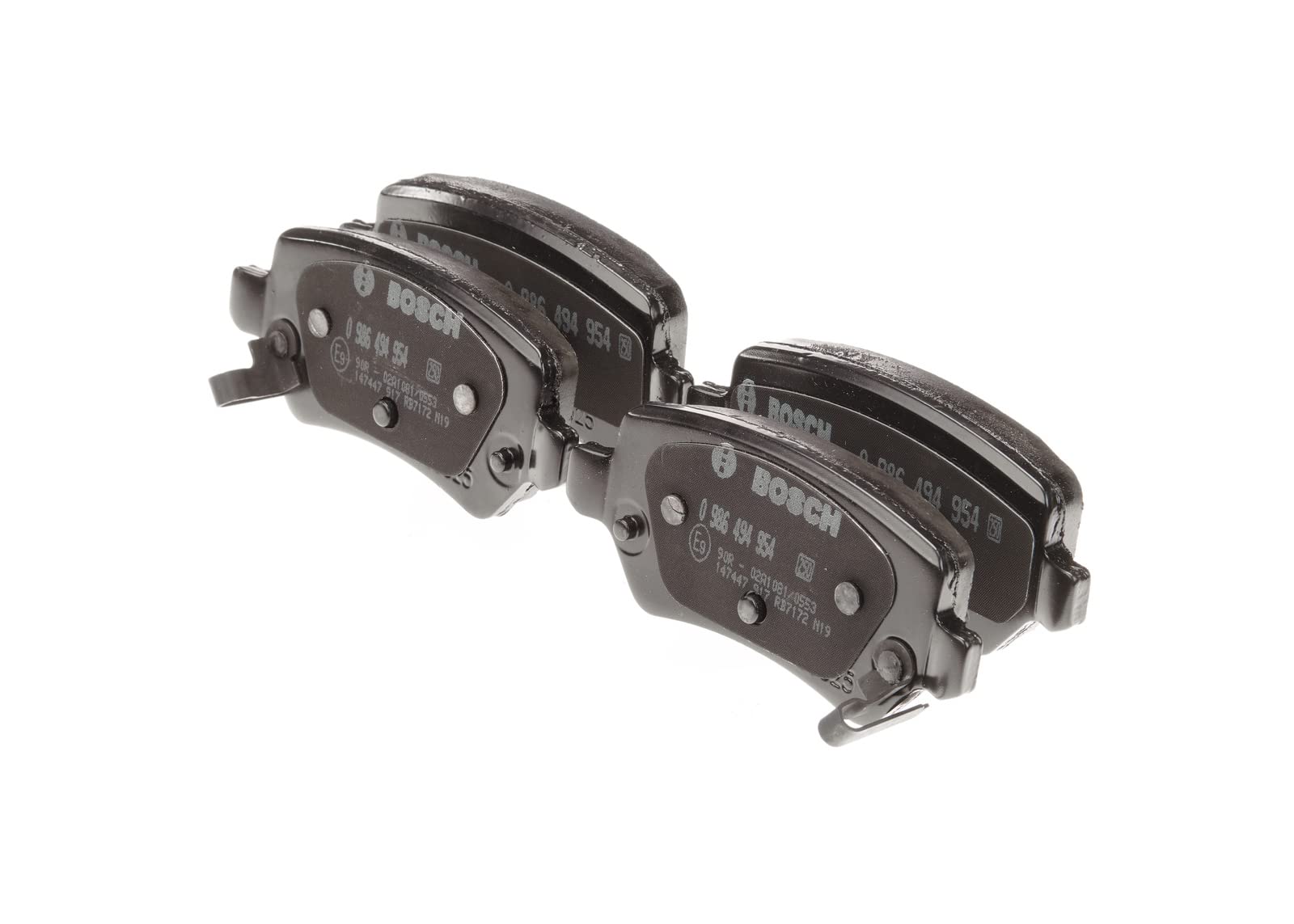 Bosch BP1805 Bremsbeläge - Hinterachse - ECE-R90 Zertifizierung - vier Bremsbeläge pro Set Bosch BP1805 Bremsbeläge - Hinterachse - ECE-R90 Zertifizierung - vier Bremsbeläge pro Set von Bosch Automotive