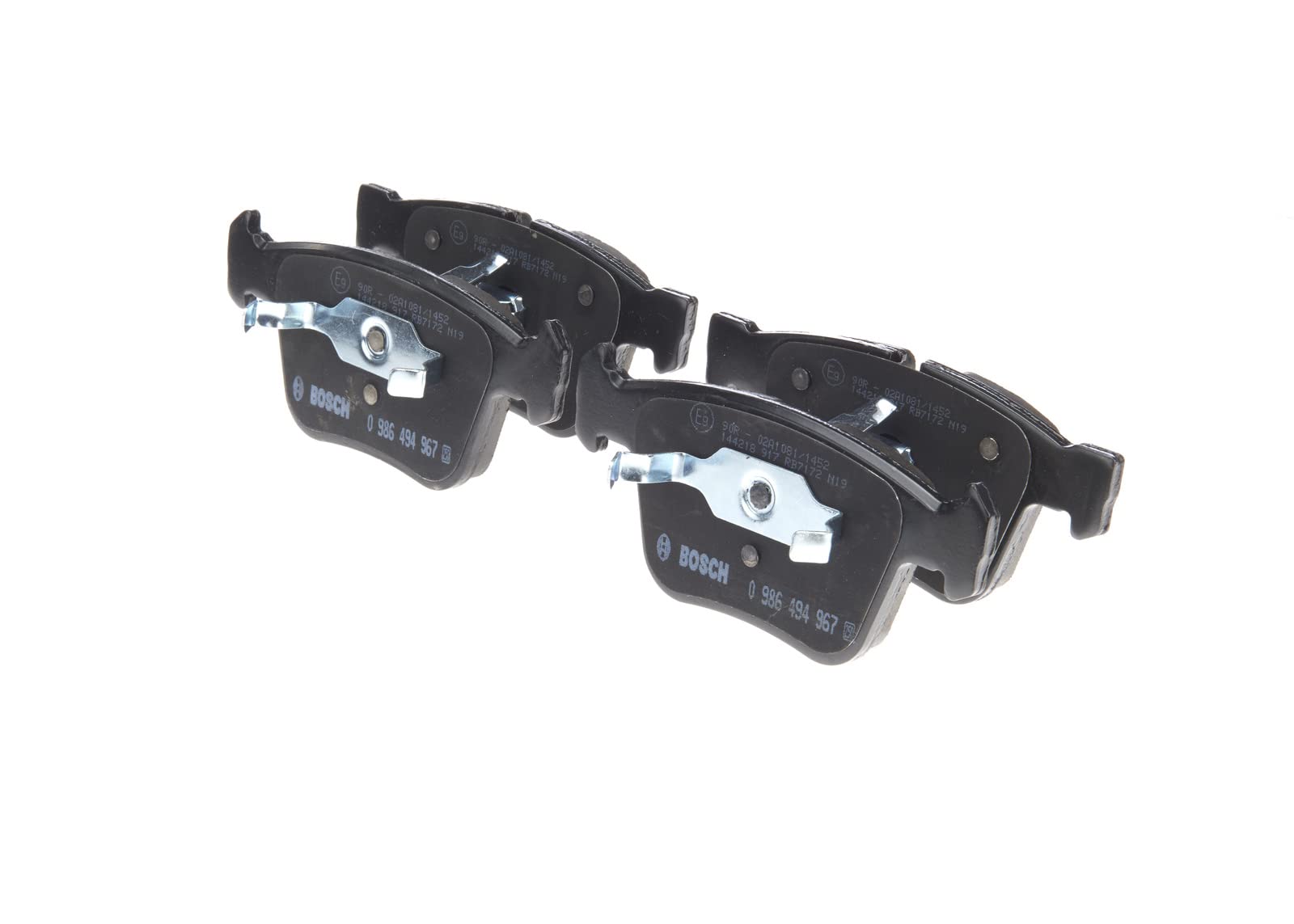 Bosch BP1818 Bremsbeläge - Hinterachse - ECE-R90 Zertifizierung - vier Bremsbeläge pro Set Bosch BP1818 Bremsbeläge - Hinterachse - ECE-R90 Zertifizierung - vier Bremsbeläge pro Set von Bosch Automotive