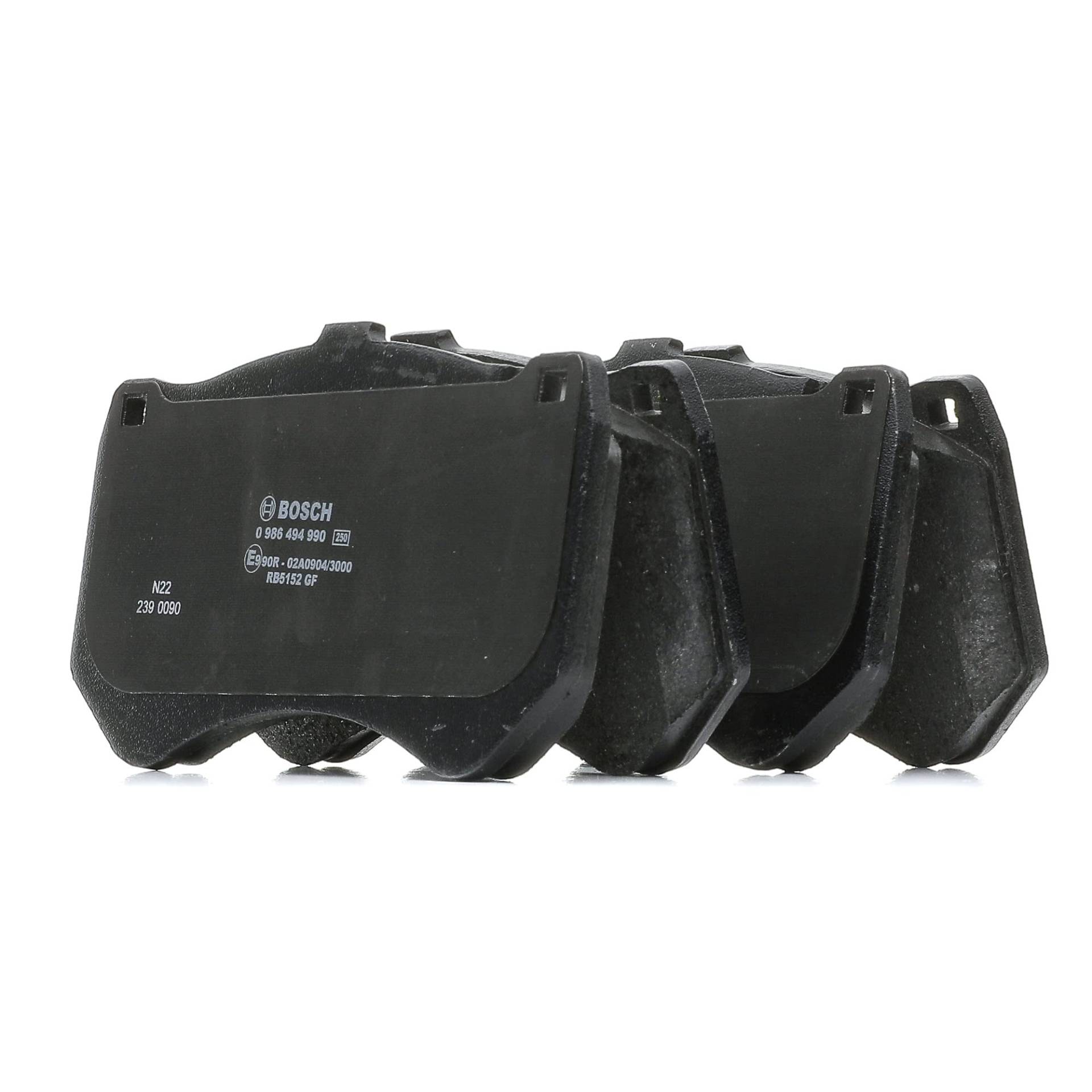 Bosch BP1841 Bremsbeläge - Vorderachse - ECE-R90 Zertifizierung - vier Bremsbeläge pro Set Bosch BP1841 Bremsbeläge - Vorderachse - ECE-R90 Zertifizierung - vier Bremsbeläge pro Set von Bosch Automotive