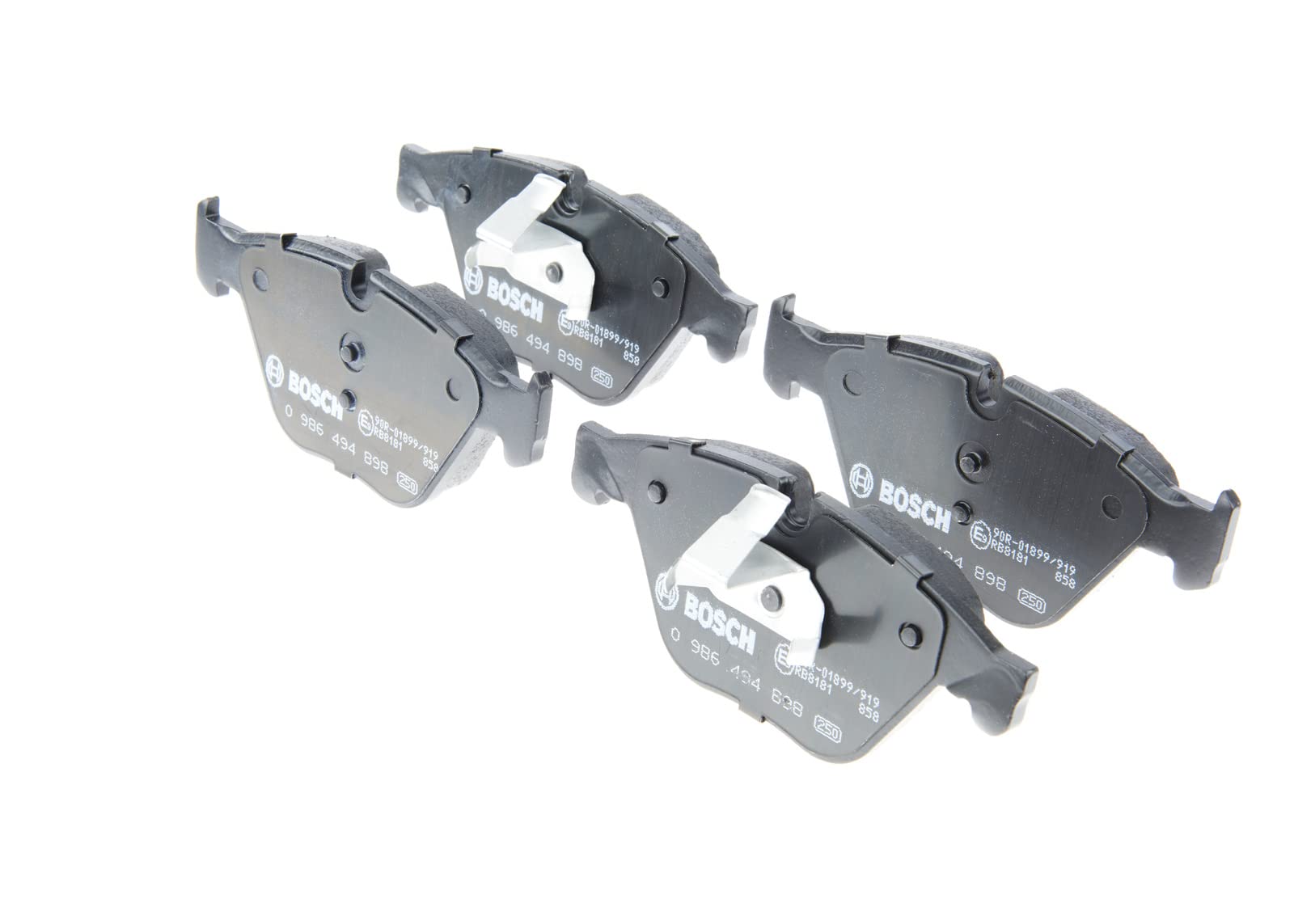 Bosch BP1886 Bremsbeläge - Vorderachse - ECE-R90 Zertifizierung - vier Bremsbeläge pro Set Bosch BP1886 Bremsbeläge - Vorderachse - ECE-R90 Zertifizierung - vier Bremsbeläge pro Set von Bosch Automotive