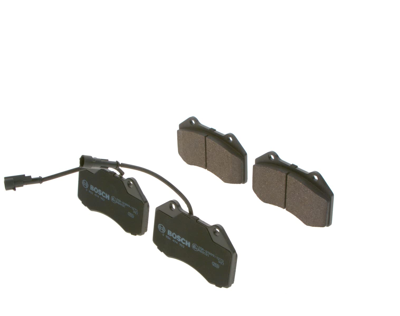 Bosch BP1891 Bremsbeläge - Vorderachse - ECE-R90 Zertifizierung - vier Bremsbeläge pro Set Bosch BP1891 Bremsbeläge - Vorderachse - ECE-R90 Zertifizierung - vier Bremsbeläge pro Set von Bosch Automotive