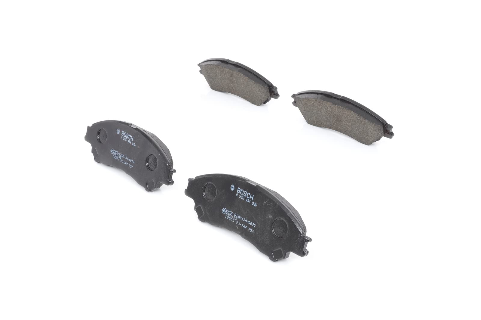 Bosch BP1925 Bremsbeläge - Vorderachse - ECE-R90 Zertifizierung - vier Bremsbeläge pro Set Bosch BP1925 Bremsbeläge - Vorderachse - ECE-R90 Zertifizierung - vier Bremsbeläge pro Set von Bosch Automotive