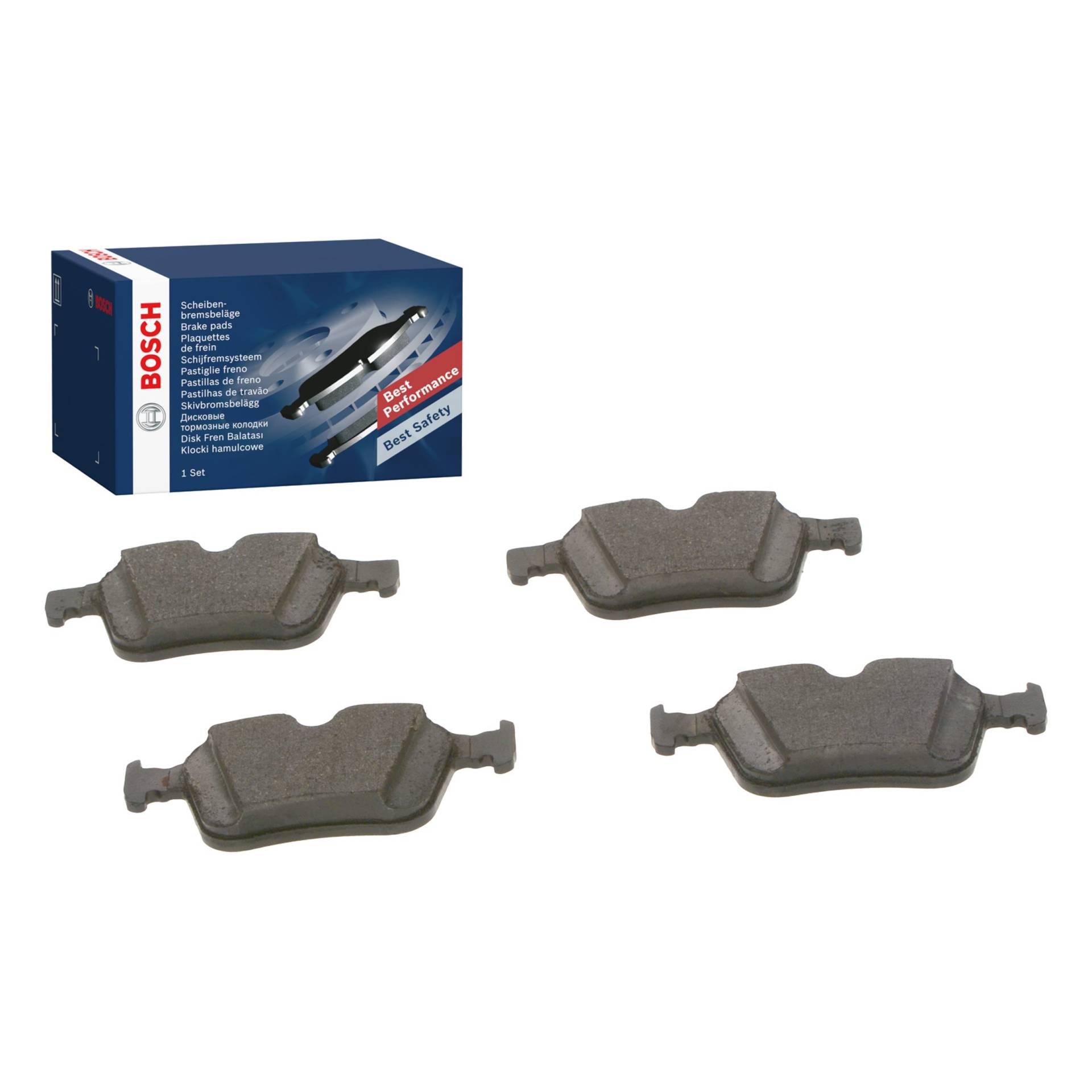 Bosch BP1993 Bremsbeläge - Hinterachse - ECE-R90 Zertifizierung - vier Bremsbeläge pro Set Bosch BP1993 Bremsbeläge - Hinterachse - ECE-R90 Zertifizierung - vier Bremsbeläge pro Set von Bosch Automotive