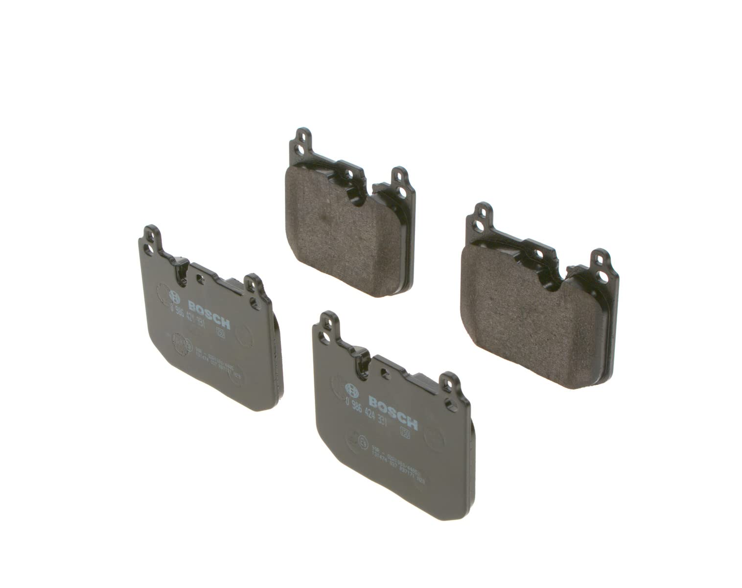 Bosch BP2330 Bremsbeläge - Vorderachse - ECE-R90 Zertifizierung - vier Bremsbeläge pro Set Bosch BP2330 Bremsbeläge - Vorderachse - ECE-R90 Zertifizierung - vier Bremsbeläge pro Set von Bosch Automotive