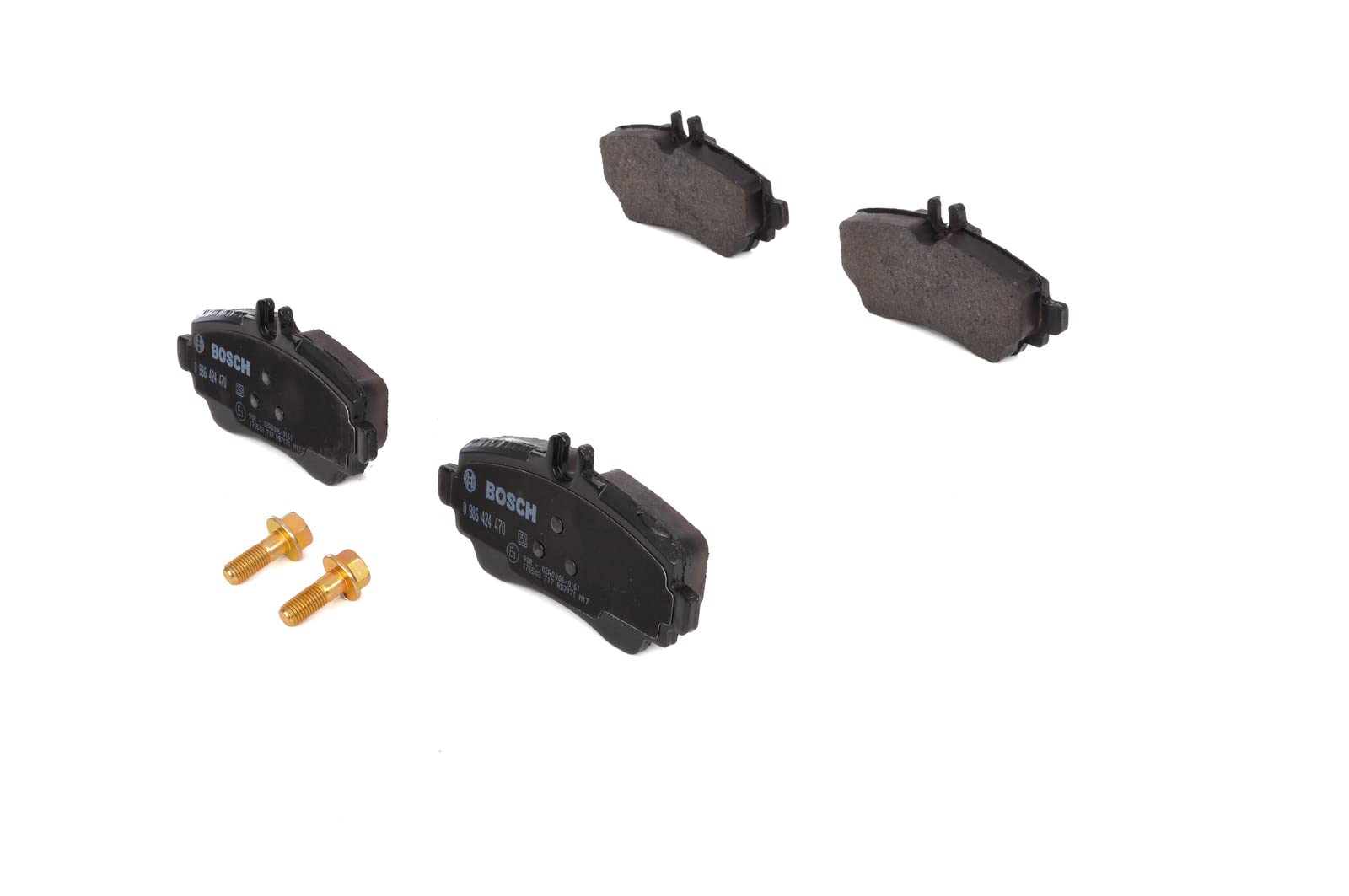 Bosch BP239 Bremsbeläge - Vorderachse - ECE-R90 Zertifizierung - vier Bremsbeläge pro Set Bosch BP239 Bremsbeläge - Vorderachse - ECE-R90 Zertifizierung - vier Bremsbeläge pro Set von Bosch Automotive