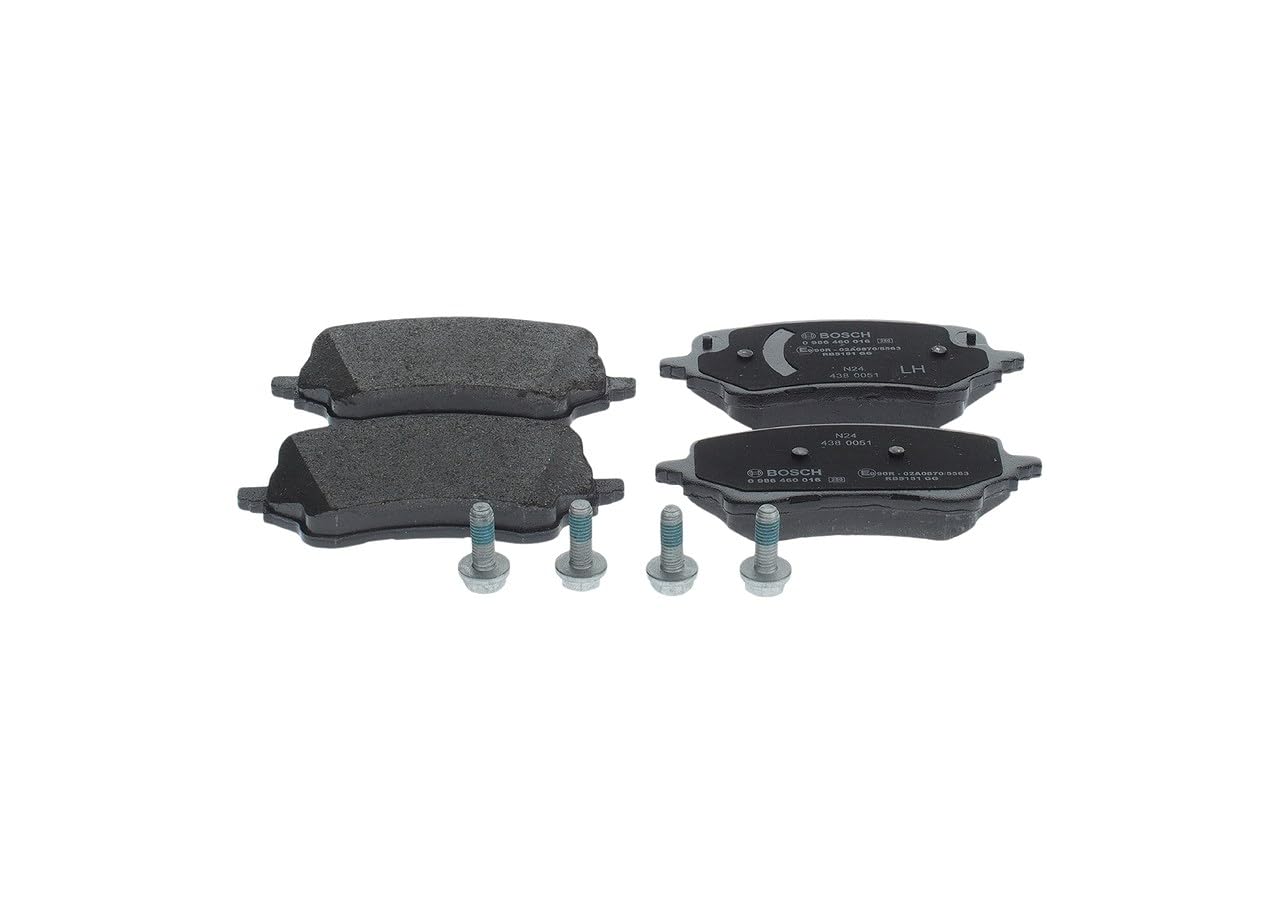 Bosch BP2635 Bremsbeläge, ECE-R90-Zertifizierung, 1 Satz mit 4 Bremsbelägen Bosch BP2635 Bremsbeläge, ECE-R90-Zertifizierung, 1 Satz mit 4 Bremsbelägen von Bosch Automotive