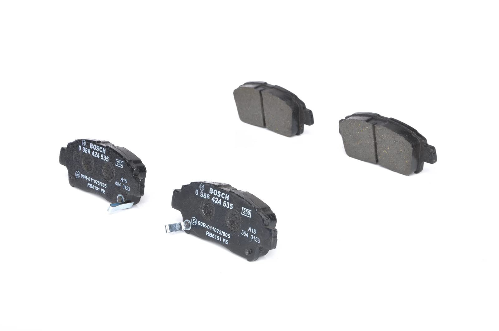 Bosch BP288 Bremsbeläge - Vorderachse - ECE-R90 Zertifizierung - vier Bremsbeläge pro Set Bosch BP288 Bremsbeläge - Vorderachse - ECE-R90 Zertifizierung - vier Bremsbeläge pro Set von Bosch Automotive