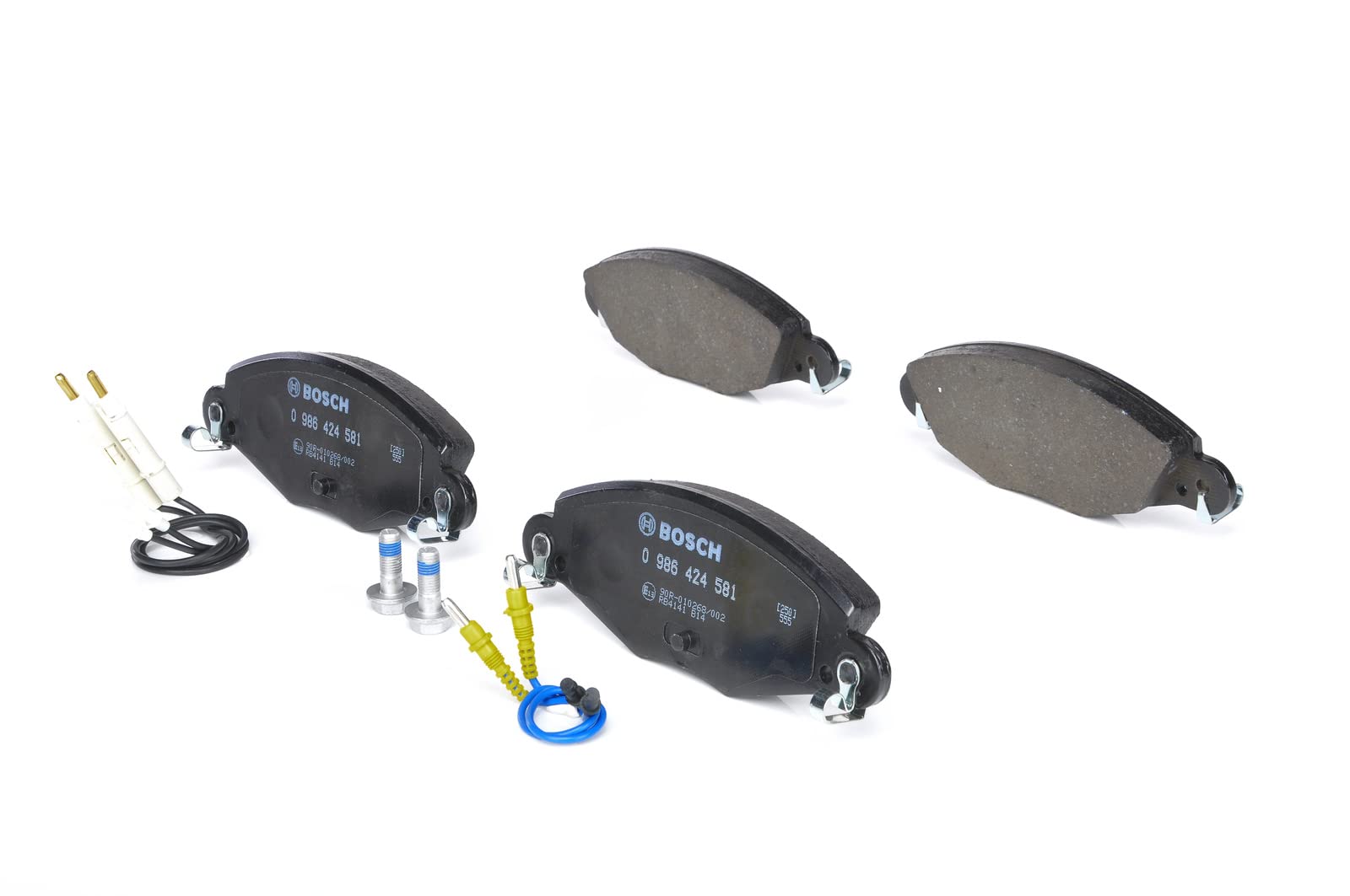 Bosch BP327 Bremsbeläge - Vorderachse - ECE-R90 Zertifizierung - vier Bremsbeläge pro Set Bosch BP327 Bremsbeläge - Vorderachse - ECE-R90 Zertifizierung - vier Bremsbeläge pro Set von Bosch Automotive