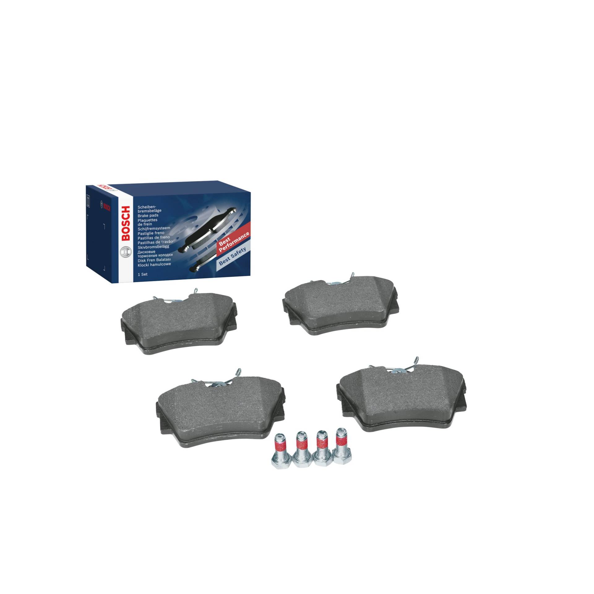 Bosch BP378 Bremsbeläge - Hinterachse - ECE-R90 Zertifizierung - vier Bremsbeläge pro Set Bosch BP378 Bremsbeläge - Hinterachse - ECE-R90 Zertifizierung - vier Bremsbeläge pro Set von Bosch Automotive