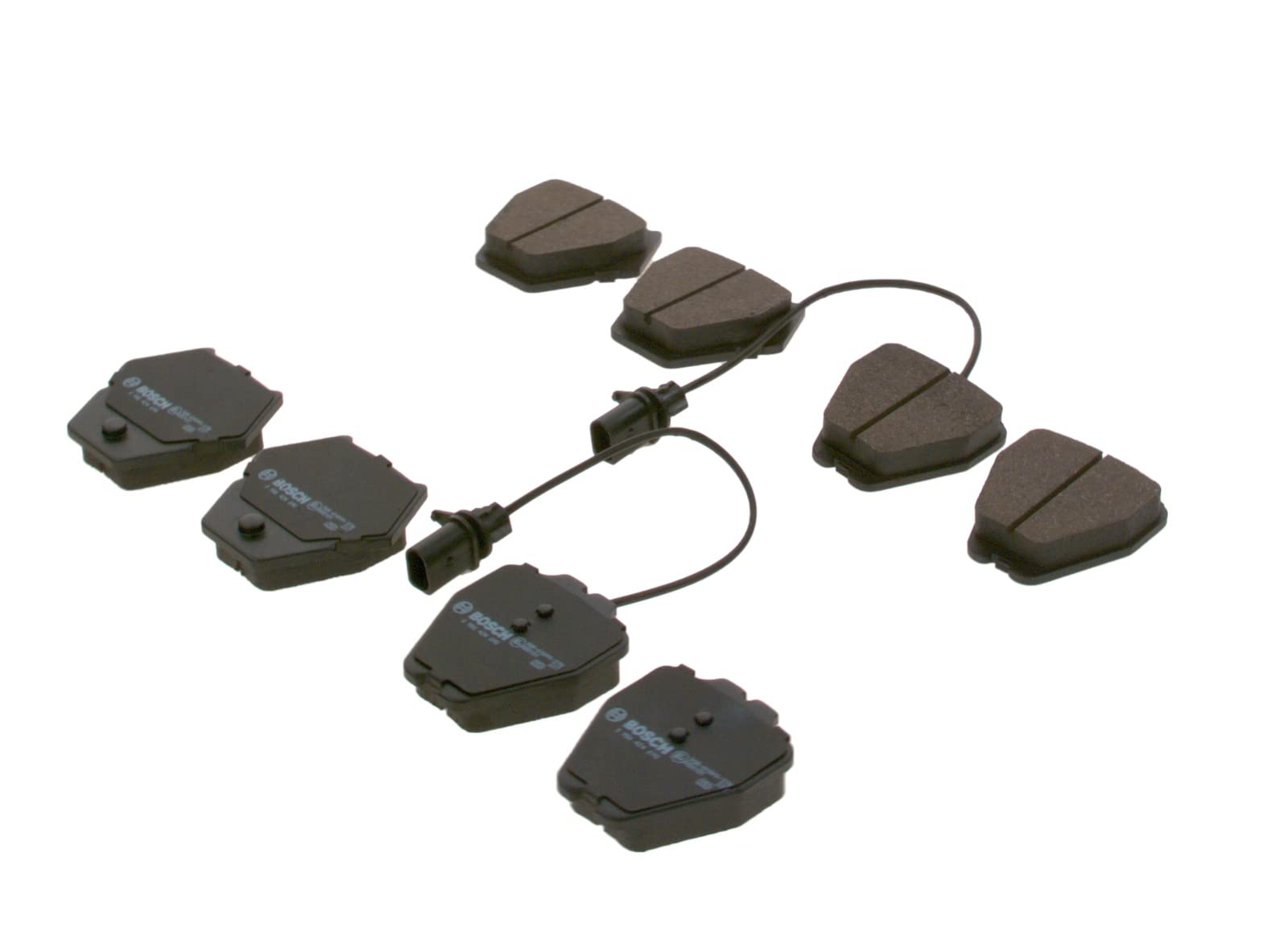 Bosch BP403 Bremsbeläge - Vorderachse - ECE-R90 Zertifizierung - vier Bremsbeläge pro Set Bosch BP403 Bremsbeläge - Vorderachse - ECE-R90 Zertifizierung - vier Bremsbeläge pro Set von Bosch Automotive