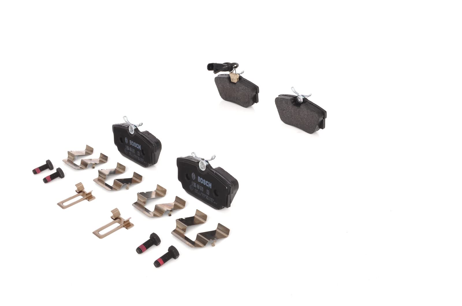 Bosch BP457 Bremsbeläge - Hinterachse - ECE-R90 Zertifizierung - vier Bremsbeläge pro Set von Bosch Automotive