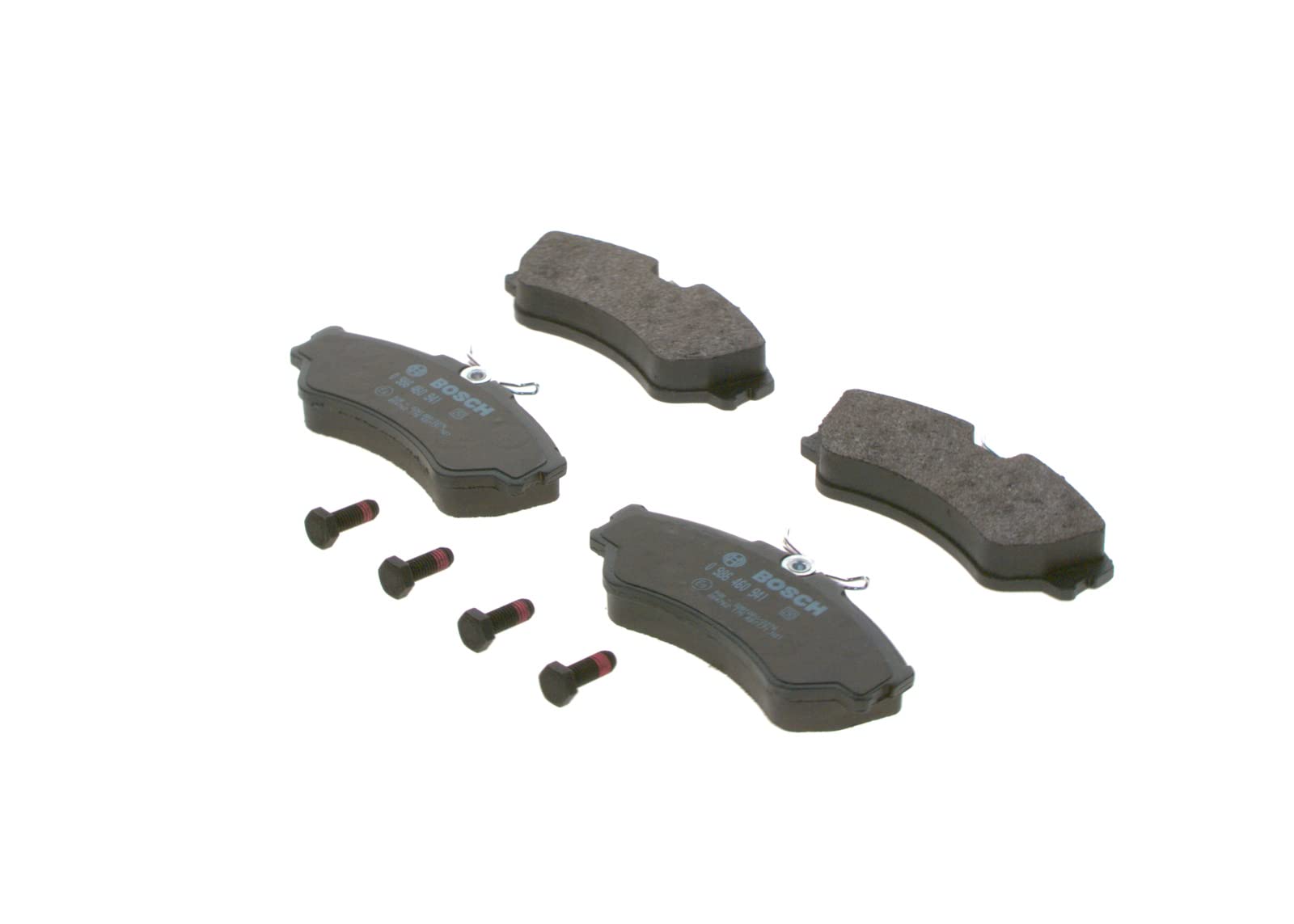 Bosch BP511 - Auto Bremsbeläge vorne - Bosch-Qualität - für leises Bremsen mit wenig Staub - ECE-R90 zertifiziert - kupferfrei - 1 Set mit 4 Bremsbelägen - mit Zubehör Bosch BP511 - Auto Bremsbeläge vorne - Bosch-Qualität - für leises Bremsen mit wenig Staub - ECE-R90 zertifiziert - kupferfrei - 1 Set mit 4 Bremsbelägen - mit Zubehör von Bosch Automotive