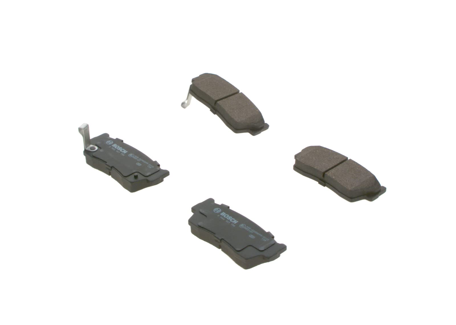 Bosch BP604 Bremsbeläge - Vorderachse - ECE-R90 Zertifizierung - vier Bremsbeläge pro Set Bosch BP604 Bremsbeläge - Vorderachse - ECE-R90 Zertifizierung - vier Bremsbeläge pro Set von Bosch Automotive
