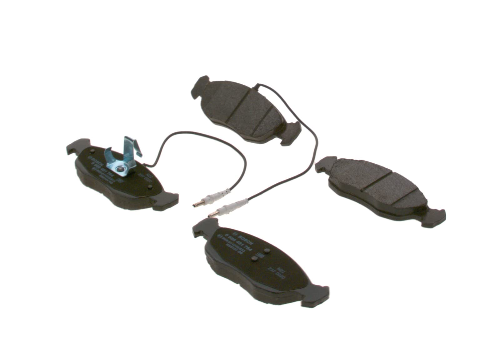 Bosch BP612 Bremsbeläge - Vorderachse - ECE-R90 Zertifizierung - vier Bremsbeläge pro Set Bosch BP612 Bremsbeläge - Vorderachse - ECE-R90 Zertifizierung - vier Bremsbeläge pro Set von Bosch Automotive