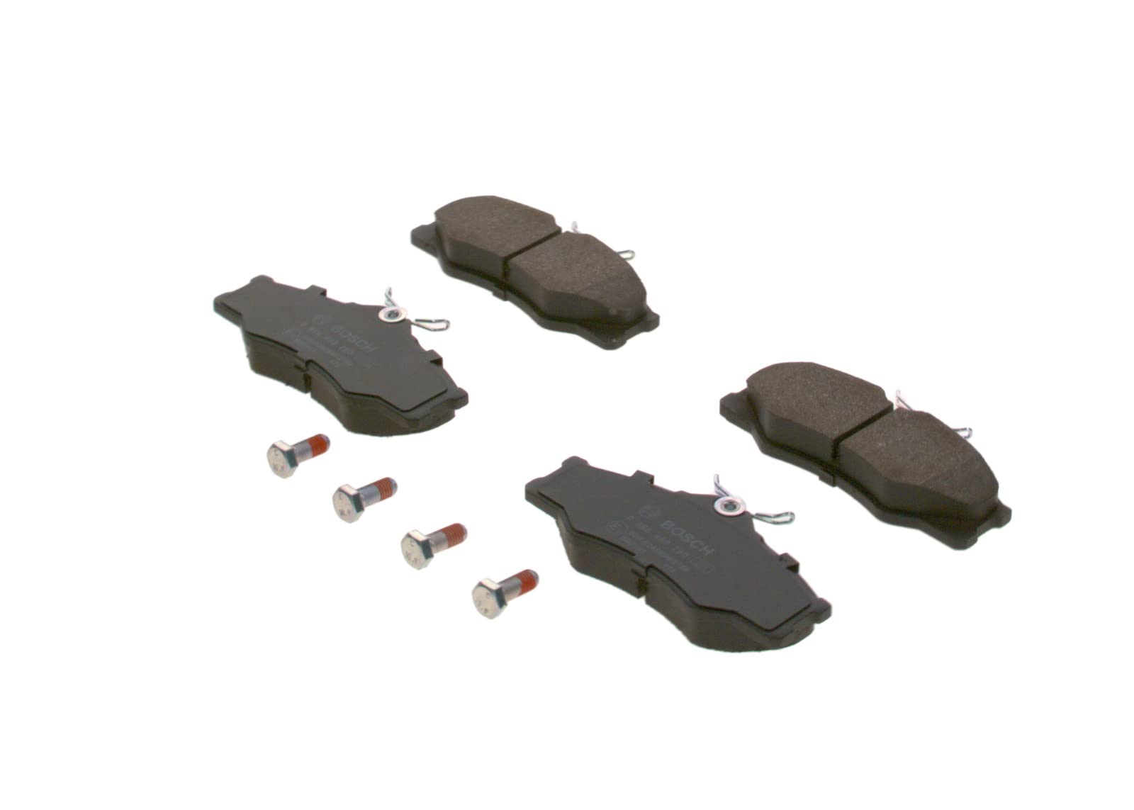 Bosch BP755 - Auto Bremsbeläge vorne - Bosch-Qualität - für leises Bremsen mit wenig Staub - ECE-R90 zertifiziert - kupferfrei - 1 Set mit 4 Bremsbelägen - mit Zubehör Bosch BP755 - Auto Bremsbeläge vorne - Bosch-Qualität - für leises Bremsen mit wenig Staub - ECE-R90 zertifiziert - kupferfrei - 1 Set mit 4 Bremsbelägen - mit Zubehör von Bosch Automotive