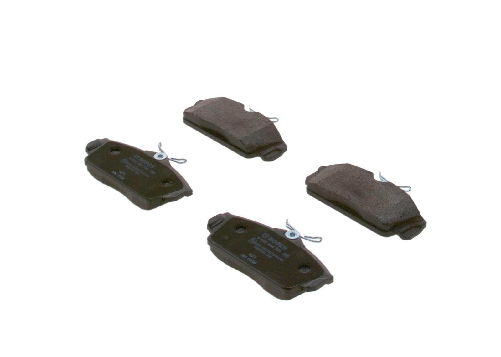 Bosch BP922 Bremsbeläge - Vorderachse - ECE-R90 Zertifizierung - vier Bremsbeläge pro Set Bosch BP922 Bremsbeläge - Vorderachse - ECE-R90 Zertifizierung - vier Bremsbeläge pro Set von Bosch Automotive