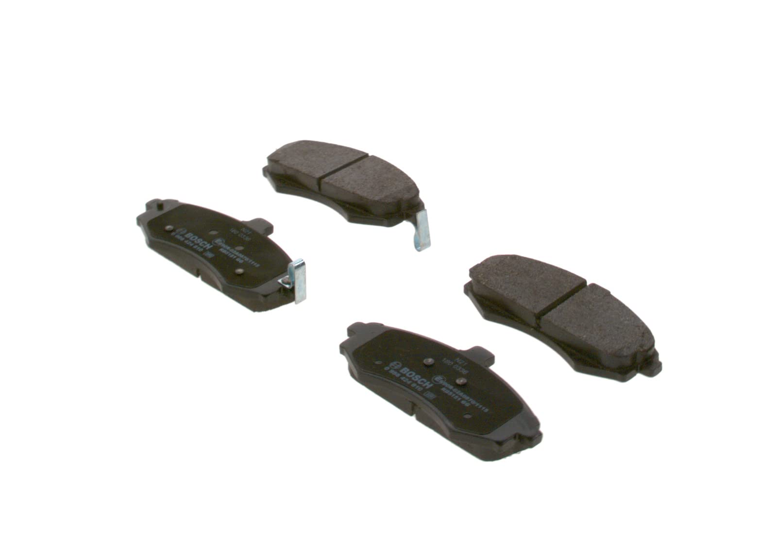 Bosch BP948 Bremsbeläge - Vorderachse - ECE-R90 Zertifizierung - vier Bremsbeläge pro Set Bosch BP948 Bremsbeläge - Vorderachse - ECE-R90 Zertifizierung - vier Bremsbeläge pro Set von Bosch Automotive