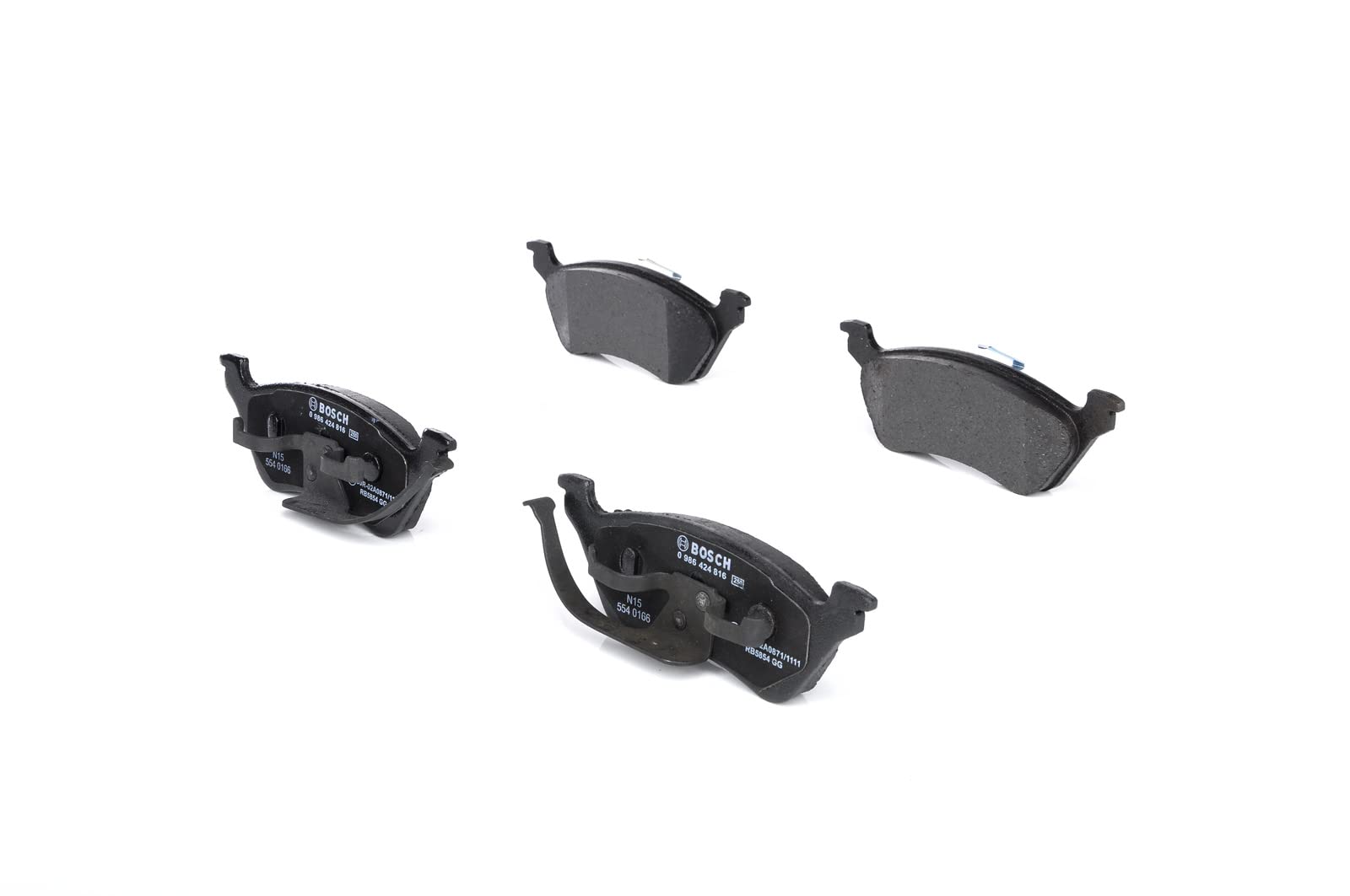 Bosch BP954 Bremsbeläge - Hinterachse - ECE-R90 Zertifizierung - vier Bremsbeläge pro Set Bosch BP954 Bremsbeläge - Hinterachse - ECE-R90 Zertifizierung - vier Bremsbeläge pro Set von Bosch Automotive