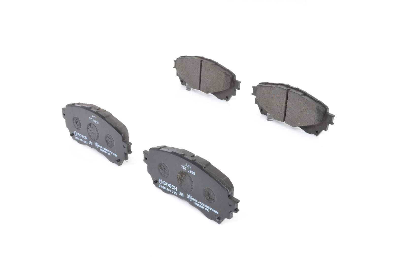 Bosch Bremsklötze Bremsbeläge Bremsbelagsatz 0 986 494 793 Bosch Bremsklötze Bremsbeläge Bremsbelagsatz 0 986 494 793 von Bosch Automotive
