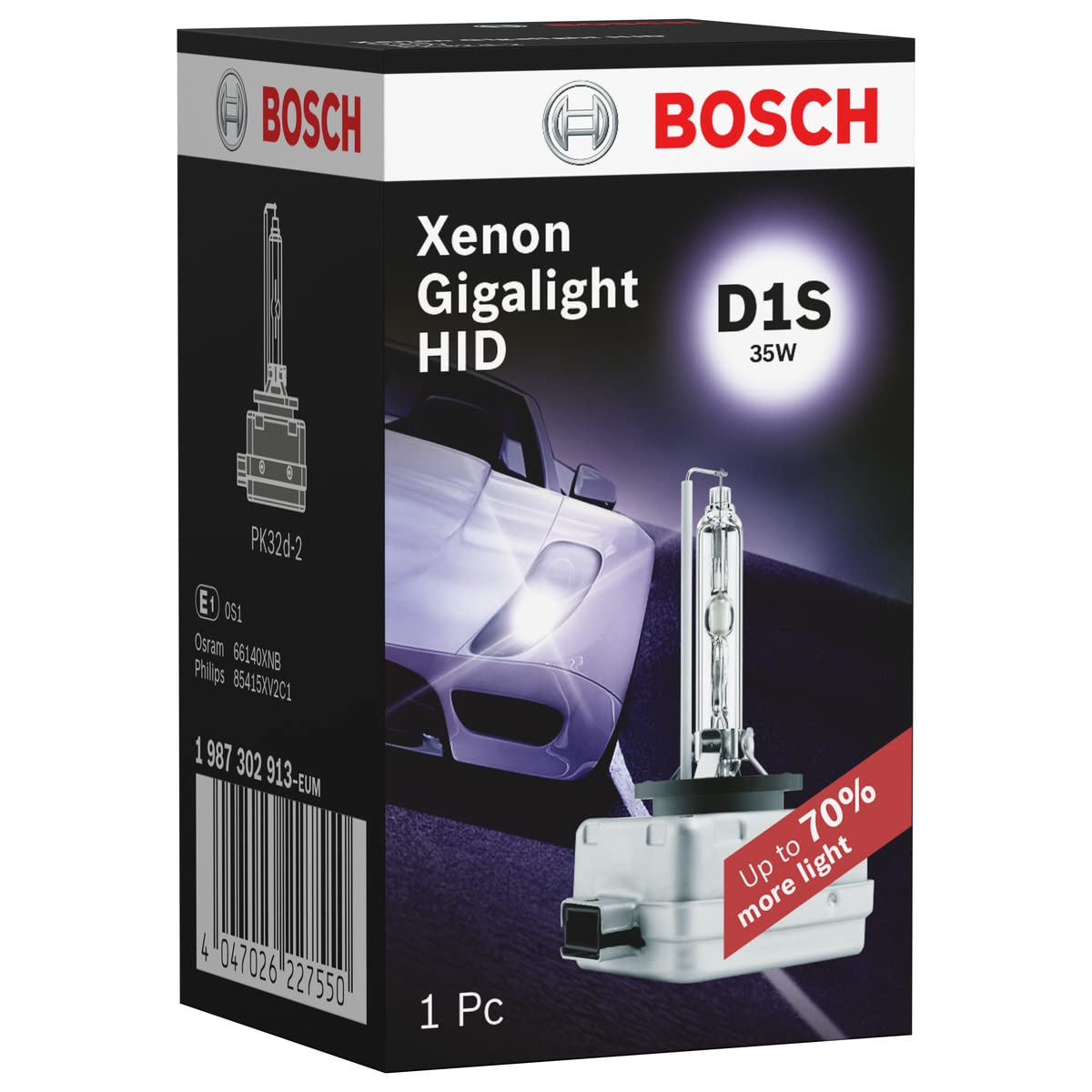Bosch D1S Xenon Gigalight HID Lampe - 35W PK32d-2 - 1 Stück von Bosch Automotive