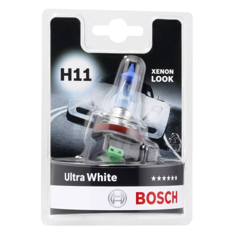 Bosch H11 Ultra White Lampe - 12 V 55 W PGJ19-2 - 1 Stück von Bosch Automotive