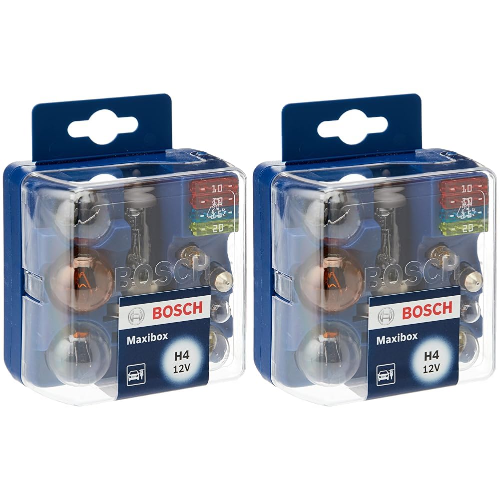 Bosch H4 Maxibox Lampenbox - 12 V (Packung mit 2) von Bosch Automotive