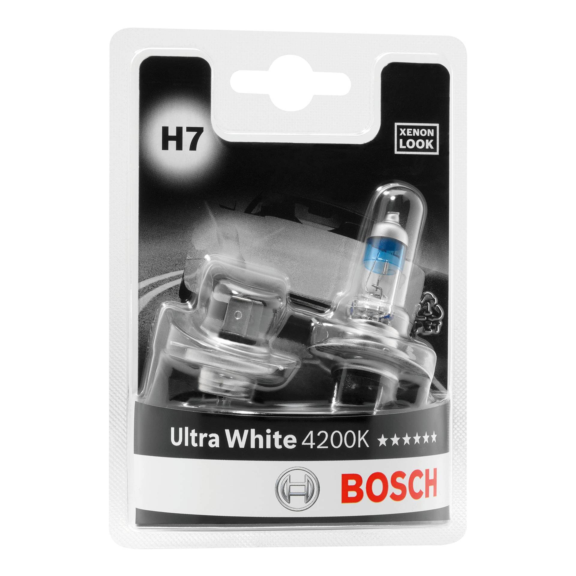 Bosch H7 Ultra White 4200K Lampen - 12 V 55 W PX26d - 2 Stücke von Bosch Automotive