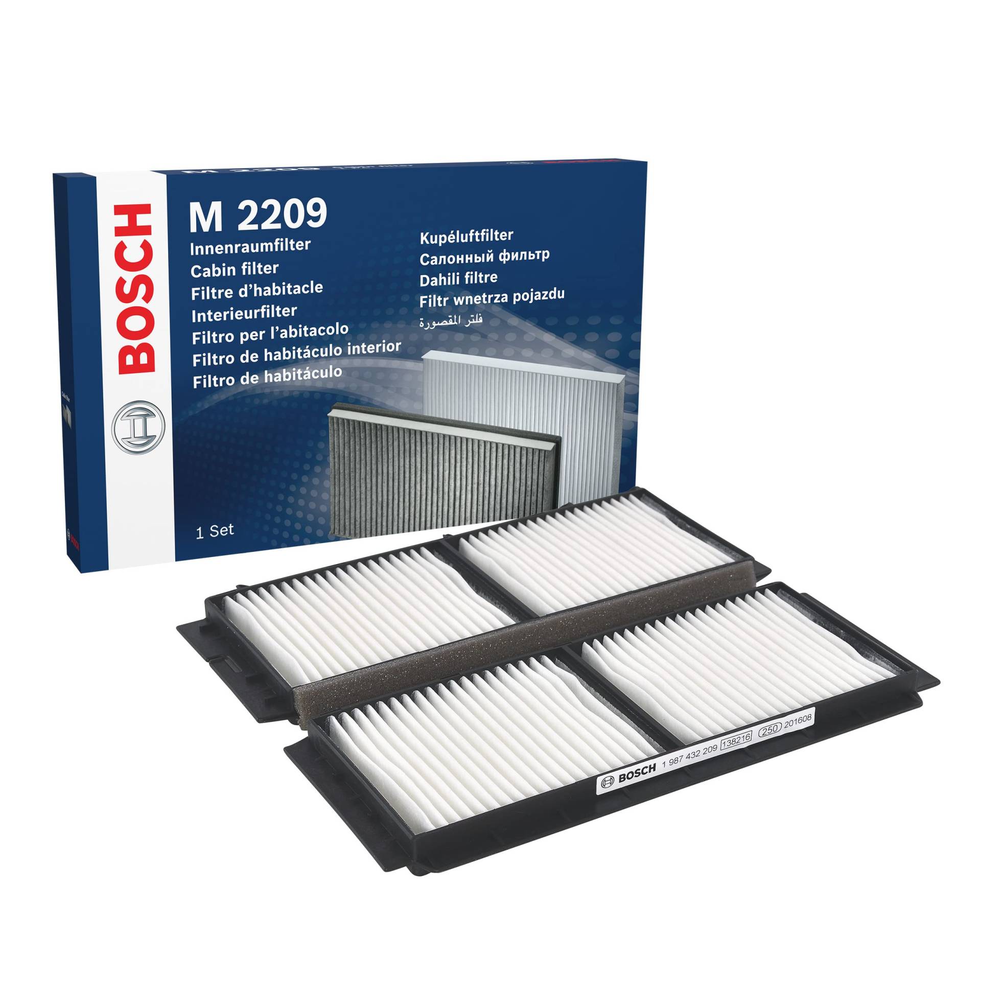Bosch M2209 - Innenraumfilter Standard von Bosch Automotive