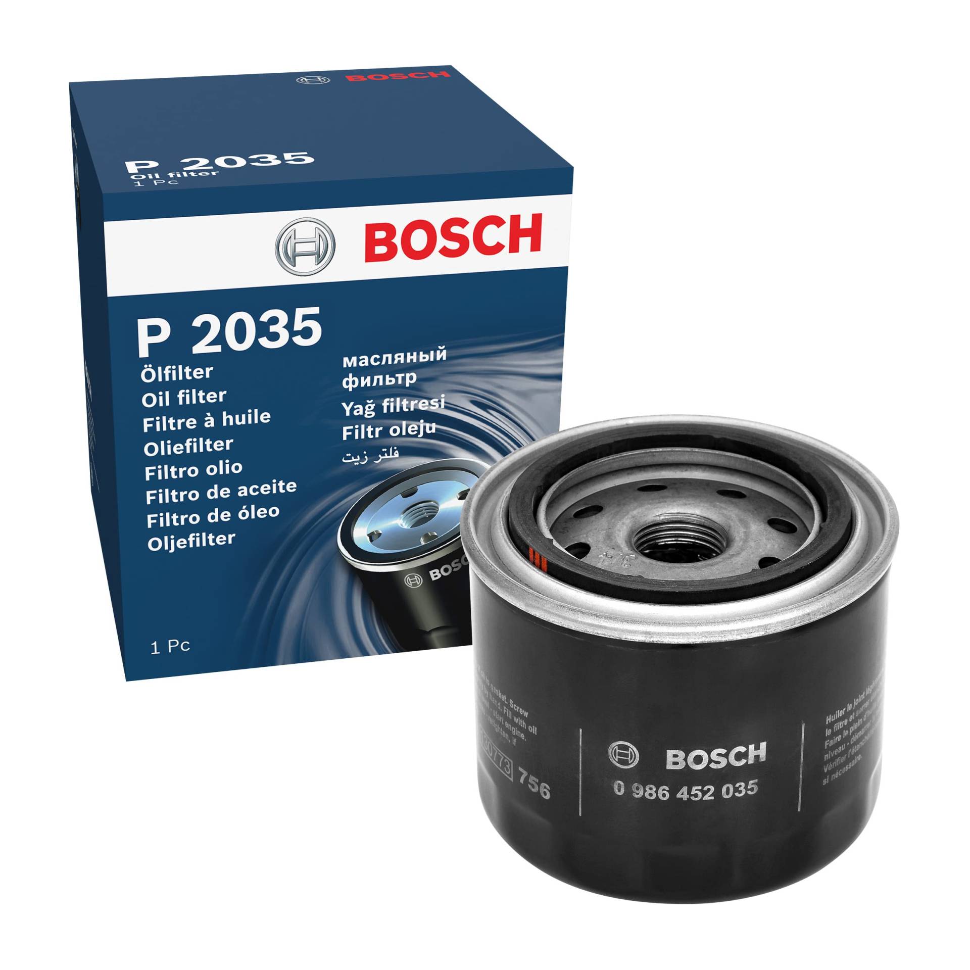 Bosch P2035 - Ölfilter Auto von Bosch Automotive
