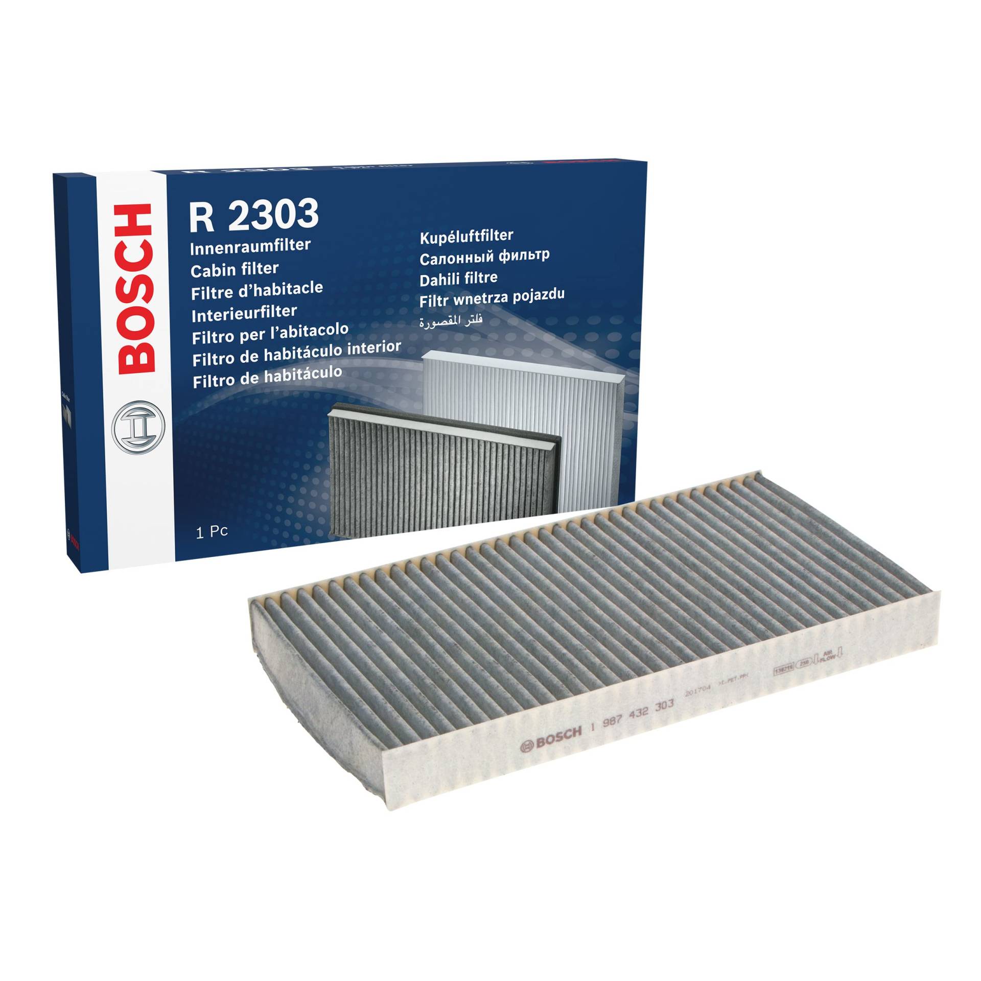 Bosch R2303 - Innenraumfilter mit Aktivkohle von Bosch Automotive