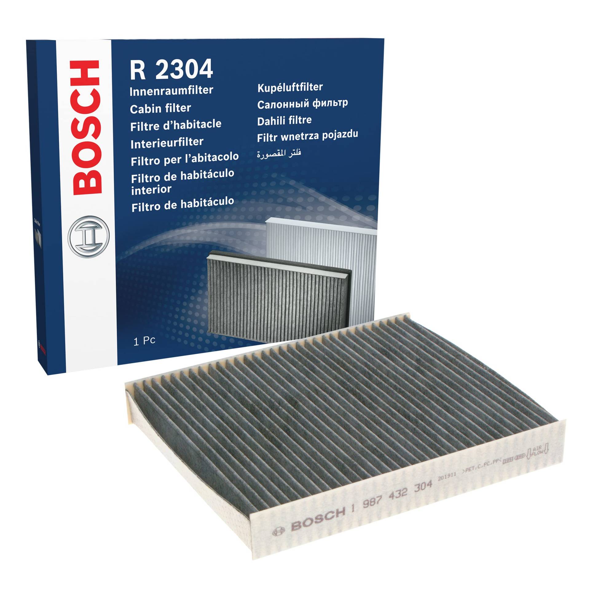 Bosch R2304 - Innenraumfilter mit Aktivkohle von Bosch Automotive