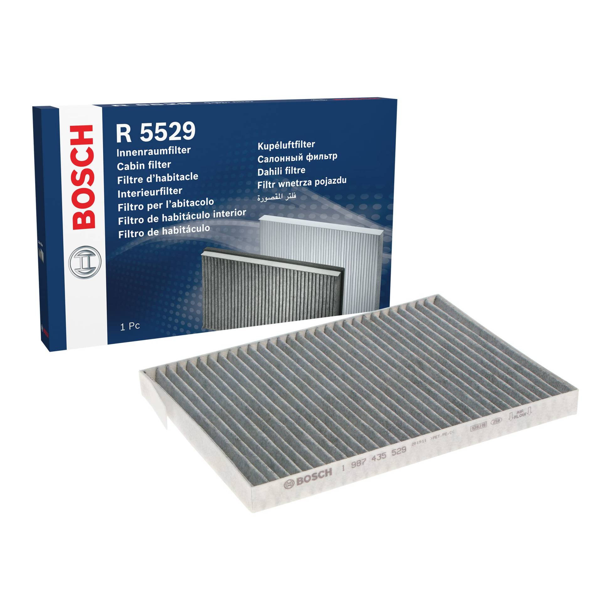 Bosch R5529 - Innenraumfilter mit Aktivkohle von Bosch Automotive