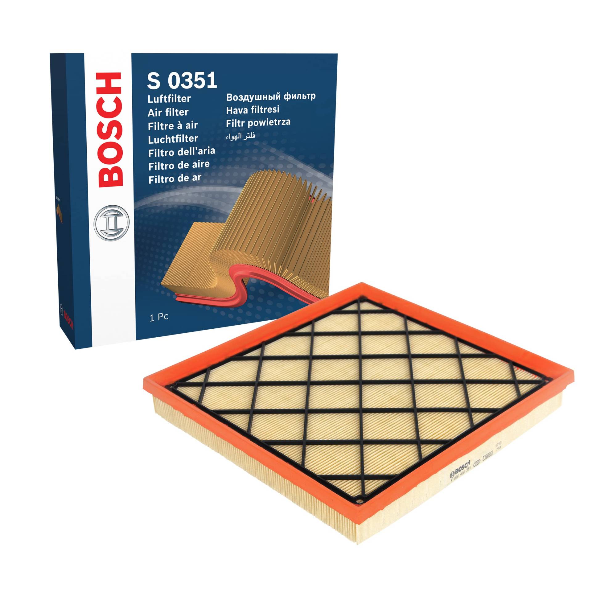 Bosch S0351 - Luftfilter Auto von Bosch Automotive