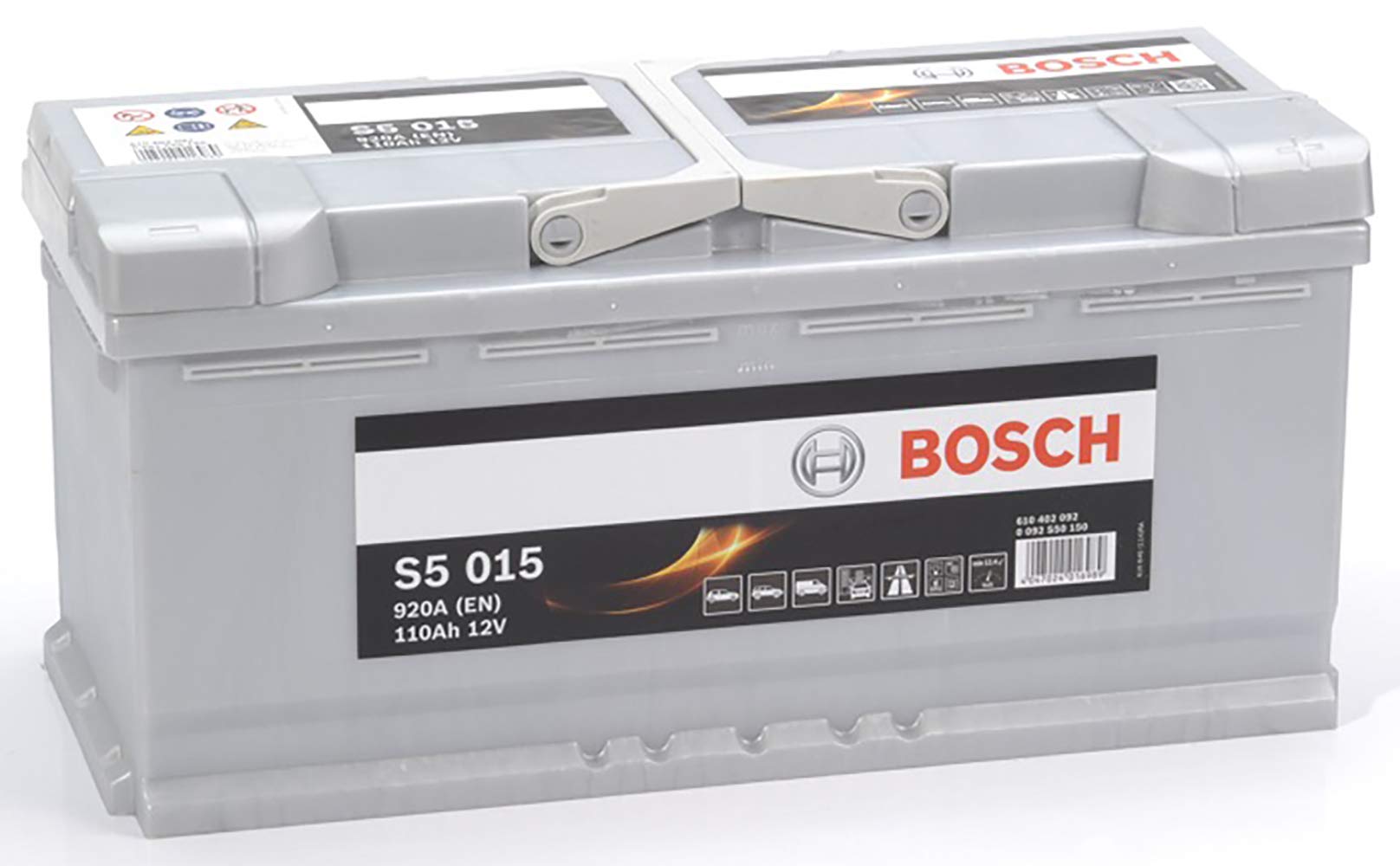 Bosch S5015 - Autobatterie - 110A/h - 920A - Blei-Säure-Technologie - für Fahrzeuge ohne Start-Stopp-System von Bosch Automotive