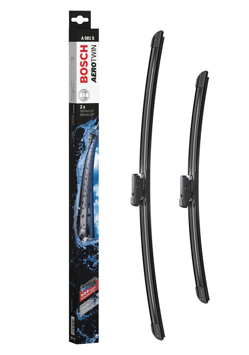 Bosch Scheibenwischer Aerotwin A081S, Länge: 530mm/400mm − Set für Frontscheibe Bosch Scheibenwischer Aerotwin A081S, Länge: 530mm/400mm − Set für Frontscheibe von Bosch Automotive