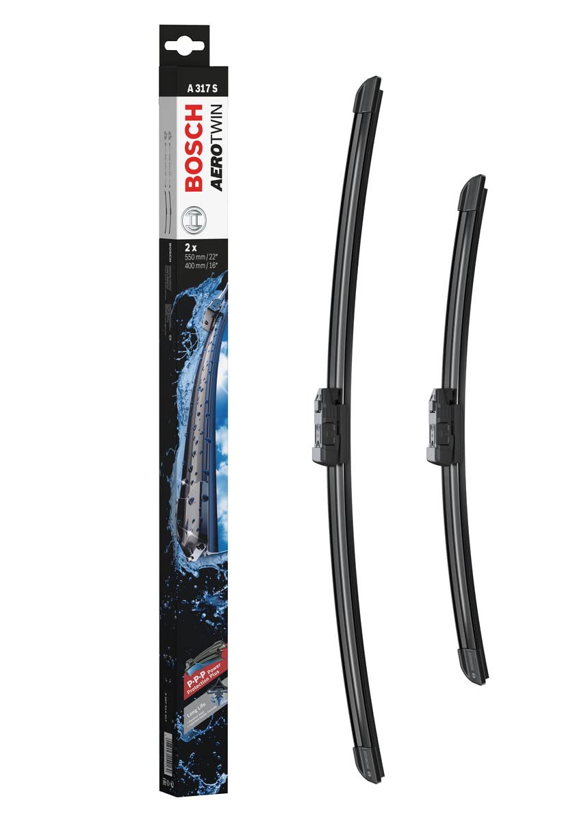 Bosch Scheibenwischer Aerotwin A317S, Länge: 550mm/400mm − Set für Frontscheibe Bosch Scheibenwischer Aerotwin A317S, Länge: 550mm/400mm − Set für Frontscheibe von Bosch Automotive