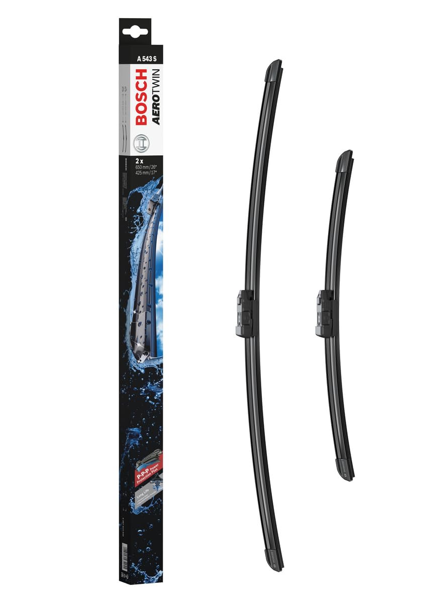 Bosch Scheibenwischer Aerotwin A543S, Länge: 650mm/425mm − Set für Frontscheibe Bosch Scheibenwischer Aerotwin A543S, Länge: 650mm/425mm − Set für Frontscheibe von Bosch Automotive