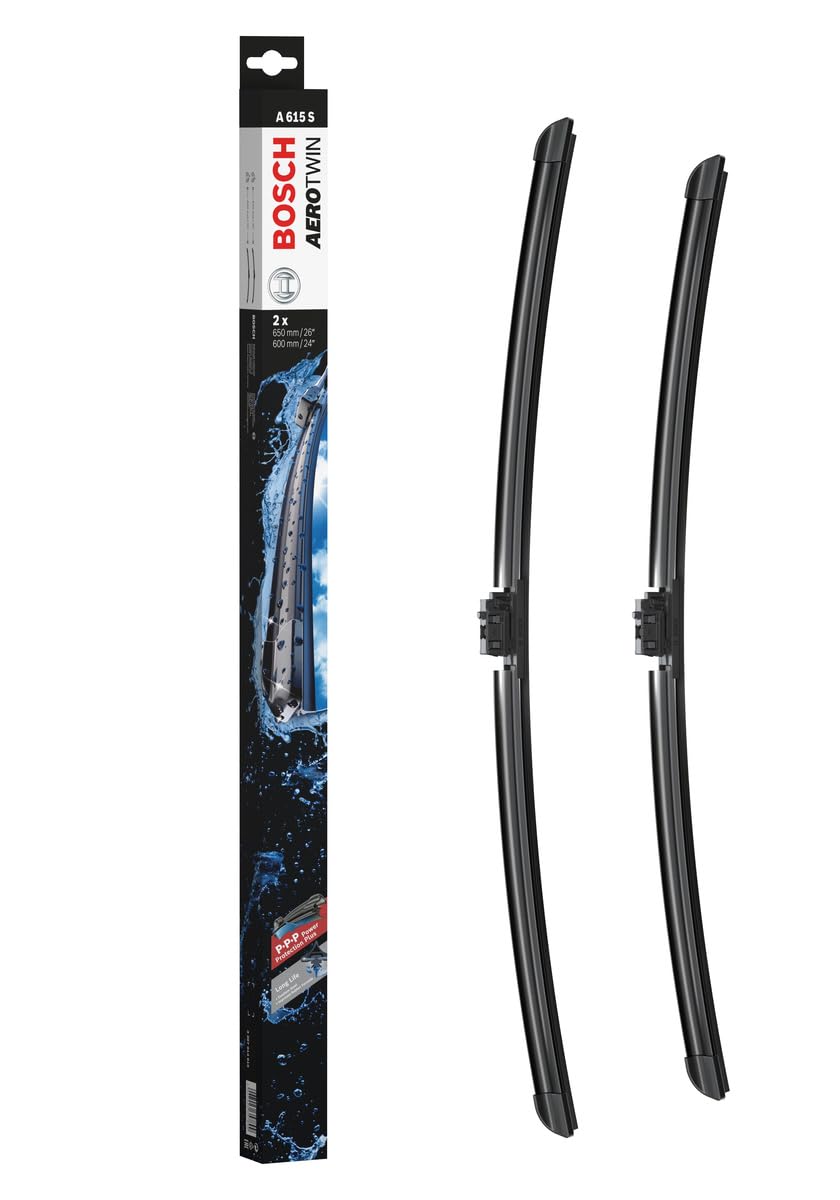 Bosch Scheibenwischer Aerotwin A615S, Länge: 650mm/600mm − Set für Frontscheibe Bosch Scheibenwischer Aerotwin A615S, Länge: 650mm/600mm − Set für Frontscheibe von Bosch Automotive