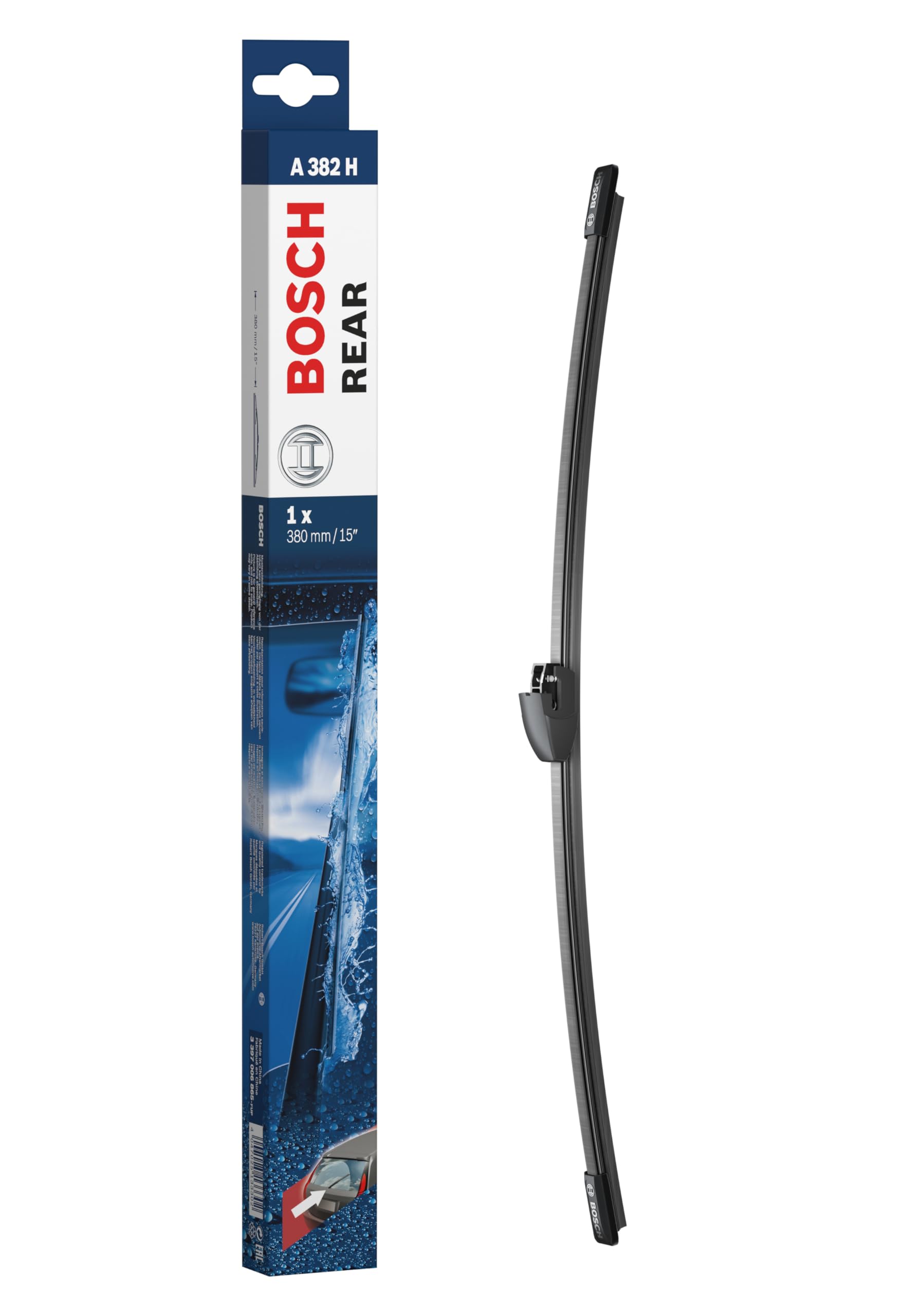 Bosch Scheibenwischer Rear A382H, Länge: 380mm – Scheibenwischer für Heckscheibe Bosch Scheibenwischer Rear A382H, Länge: 380mm – Scheibenwischer für Heckscheibe von Bosch